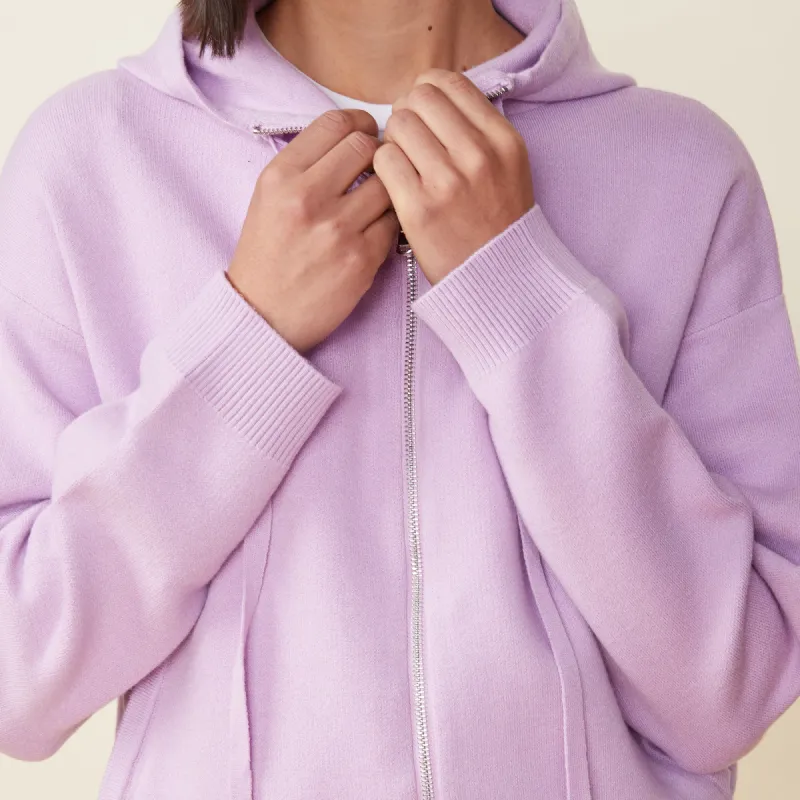Soft Knit Zip Up Hoody sold by Monrow