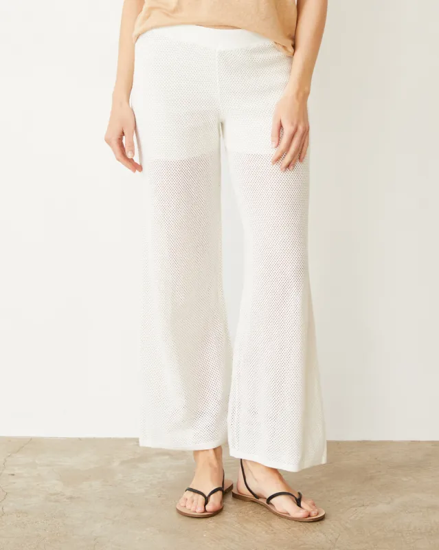 Cotton Mesh Wide Leg Pant sold by Monrow