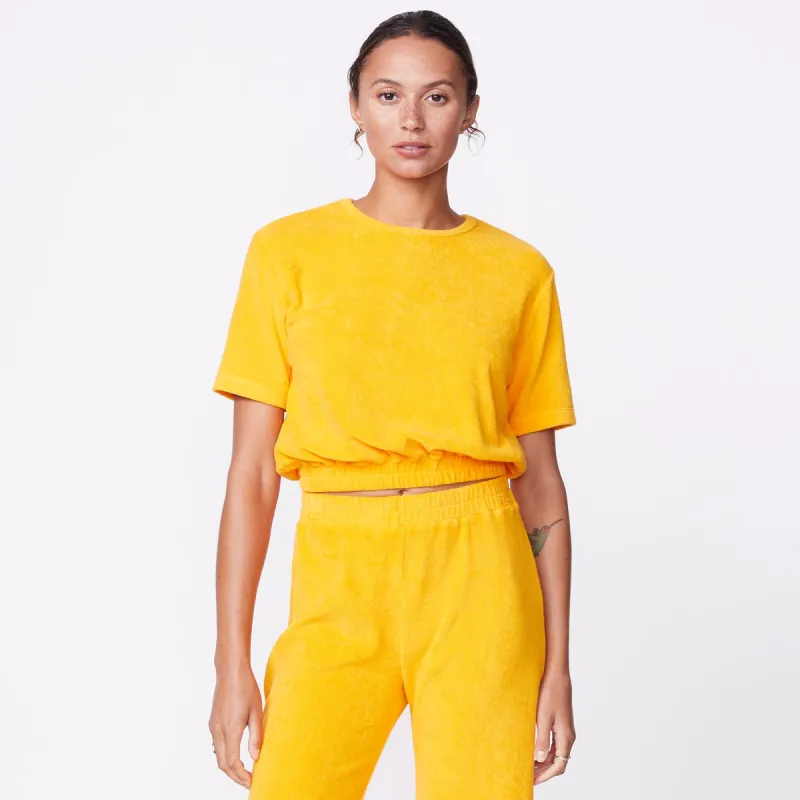 Terry Cloth Tee sold by Monrow