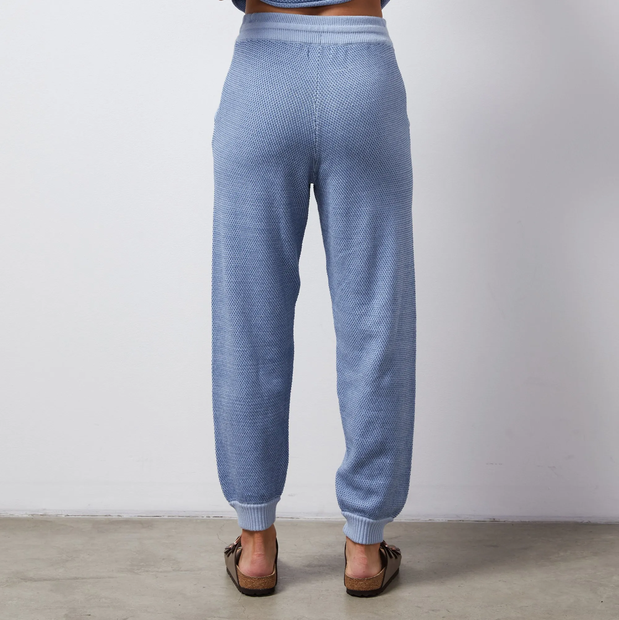 Soft Knit Textured Cuffed Jogger sold by Monrow product image thumbnail 4
