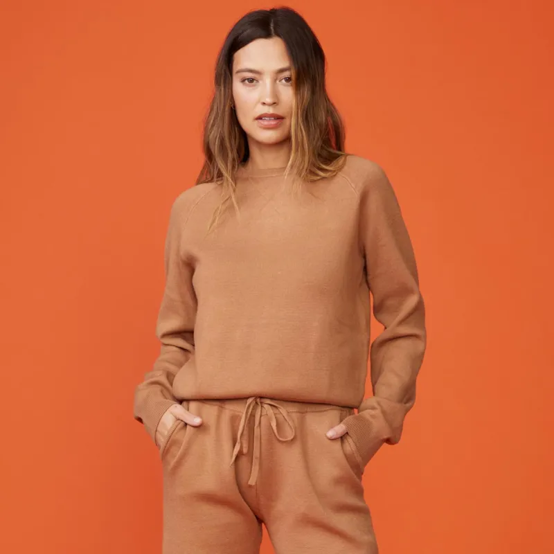 Soft Knit Raglan Sweater sold by Monrow