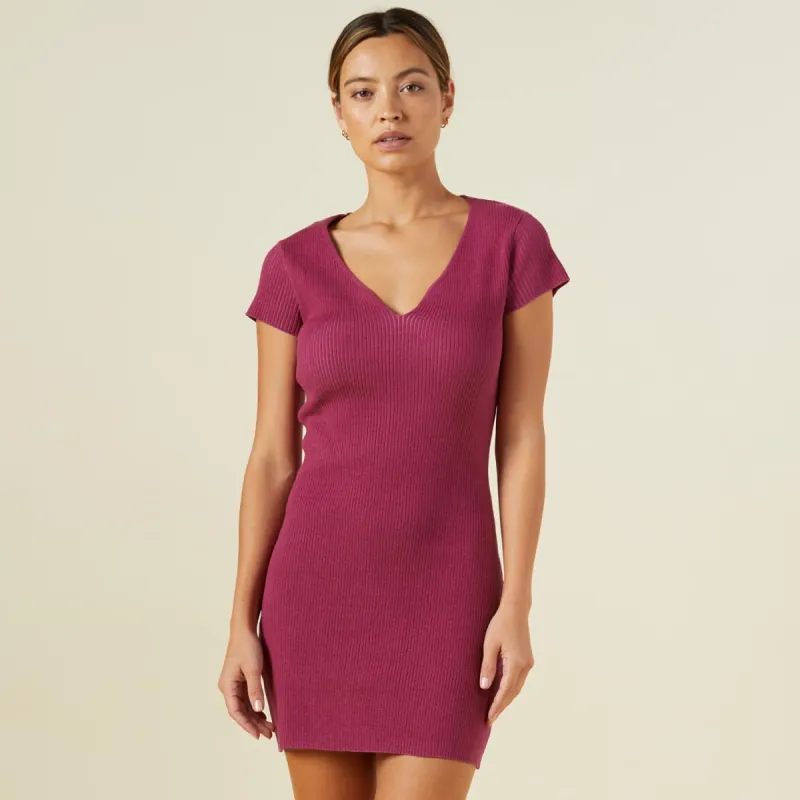 Sweater Rib Mini Dress sold by Monrow