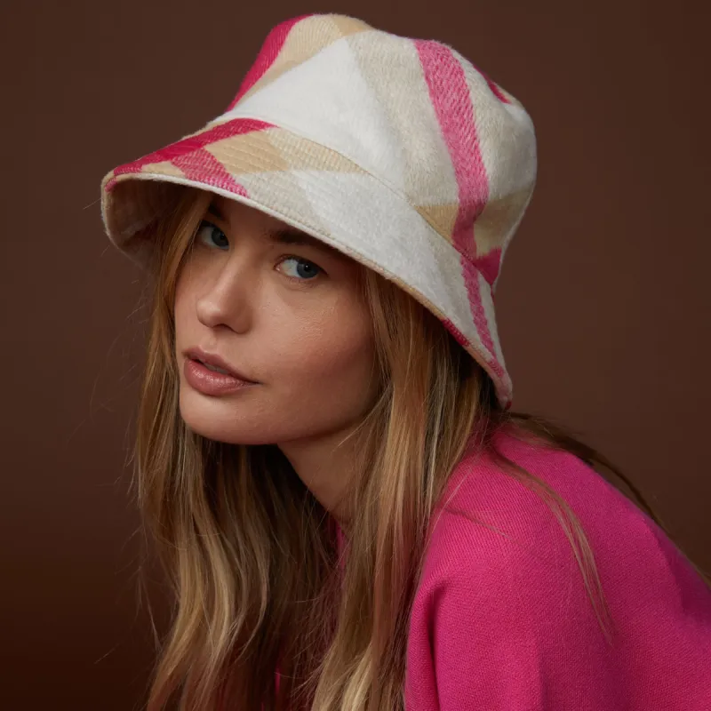 Plaid Bucket Hat sold by Monrow