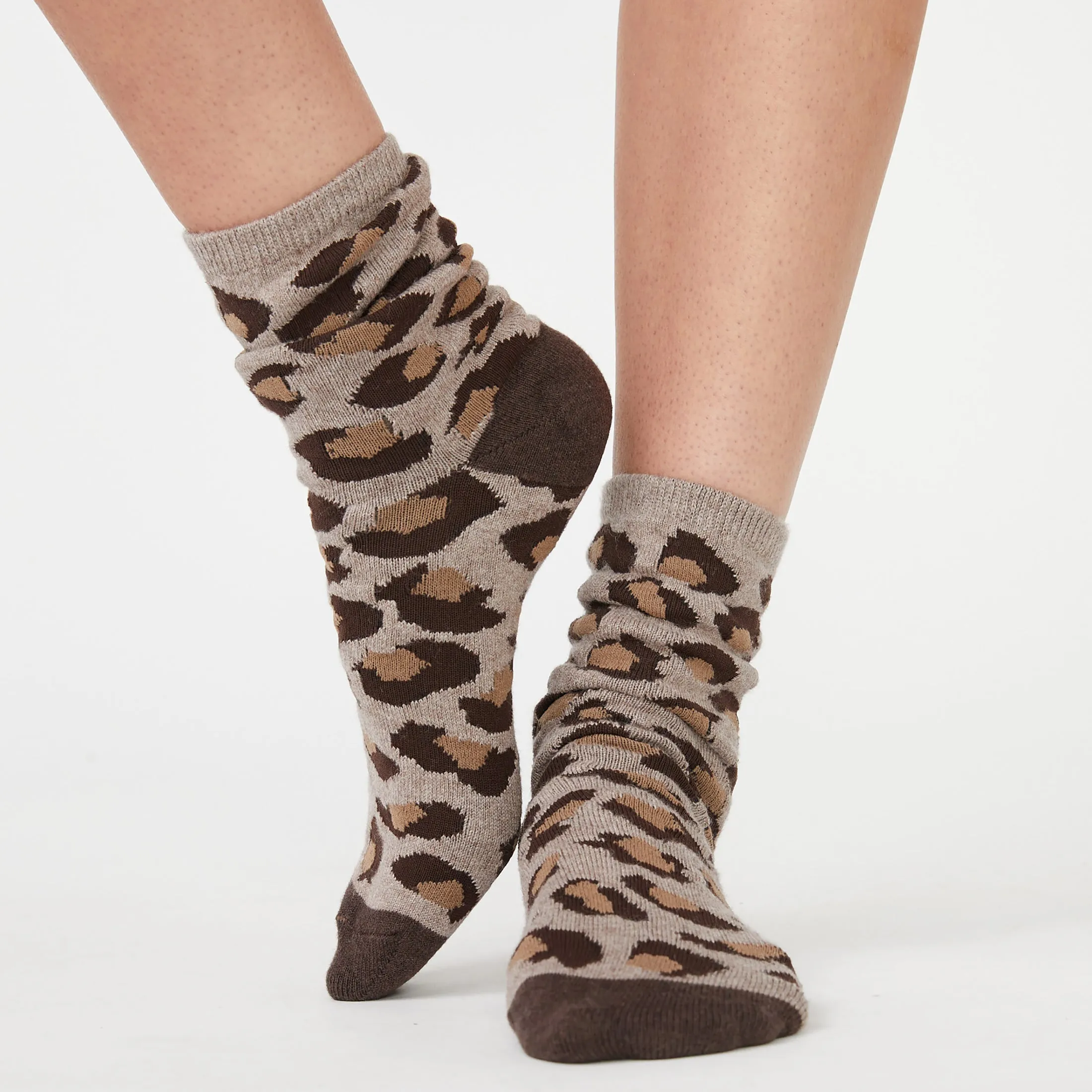 Leopard Calf Socks sold by Monrow product image thumbnail 2