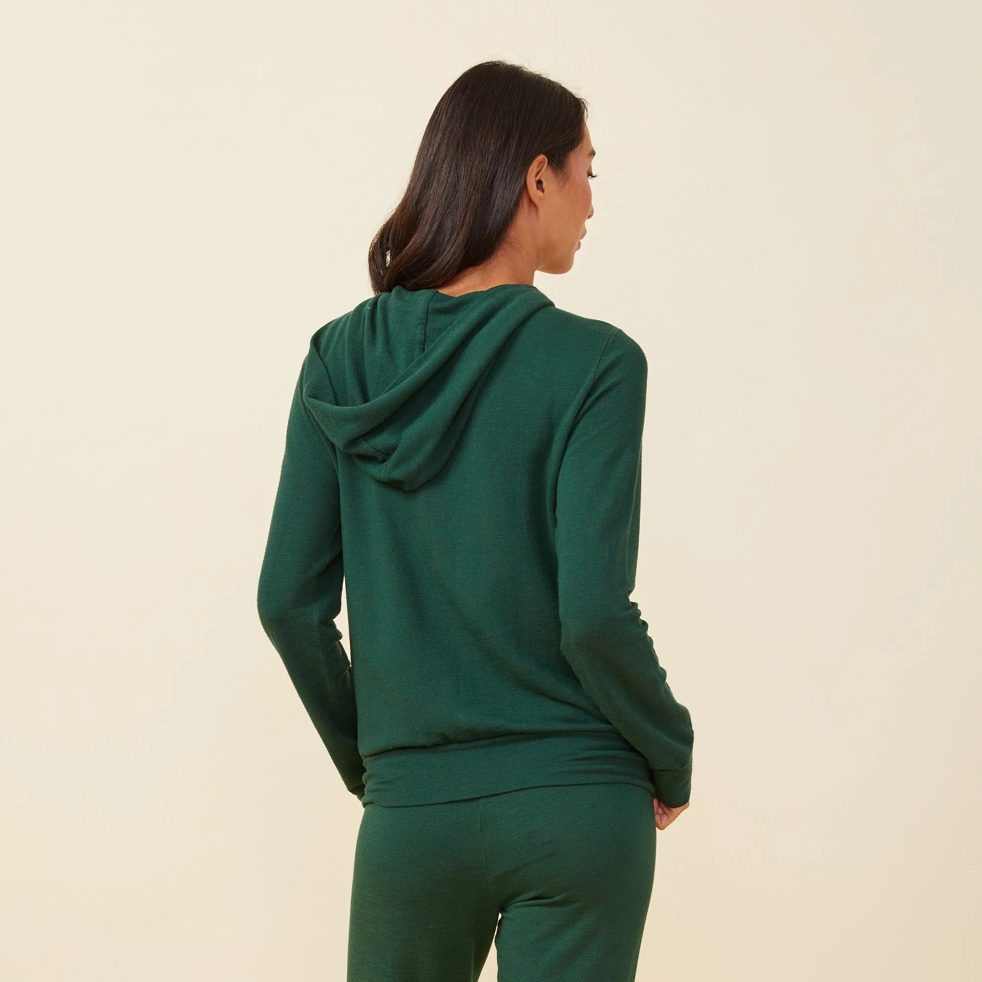 Supersoft Zip Up Hoody sold by Monrow product image thumbnail 4