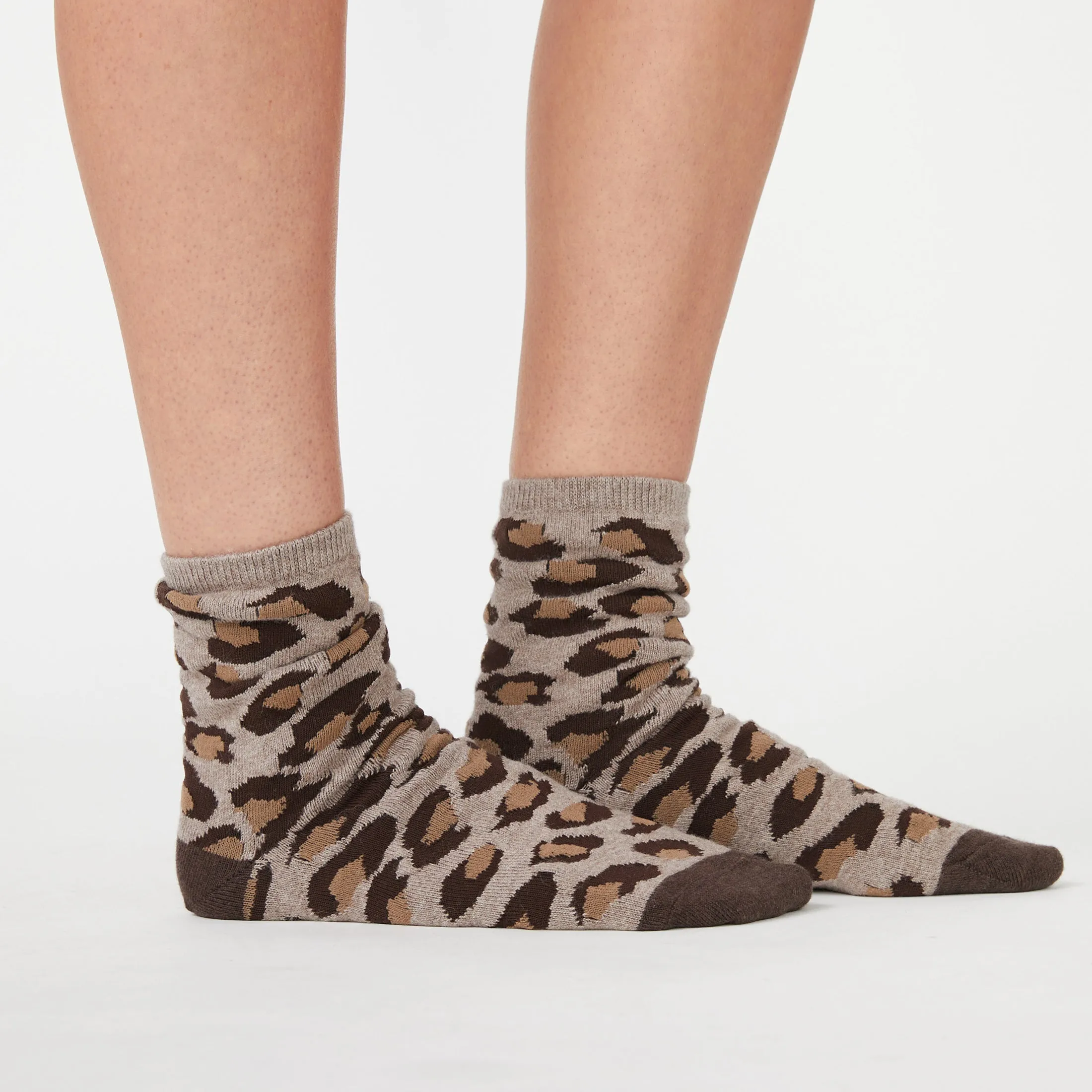 Leopard Calf Socks sold by Monrow product image thumbnail 3