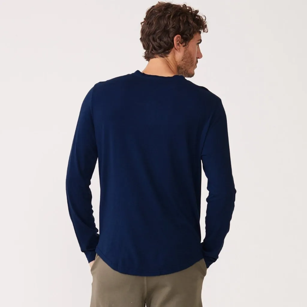 Long Sleeve Henley sold by Monrow product image thumbnail 4
