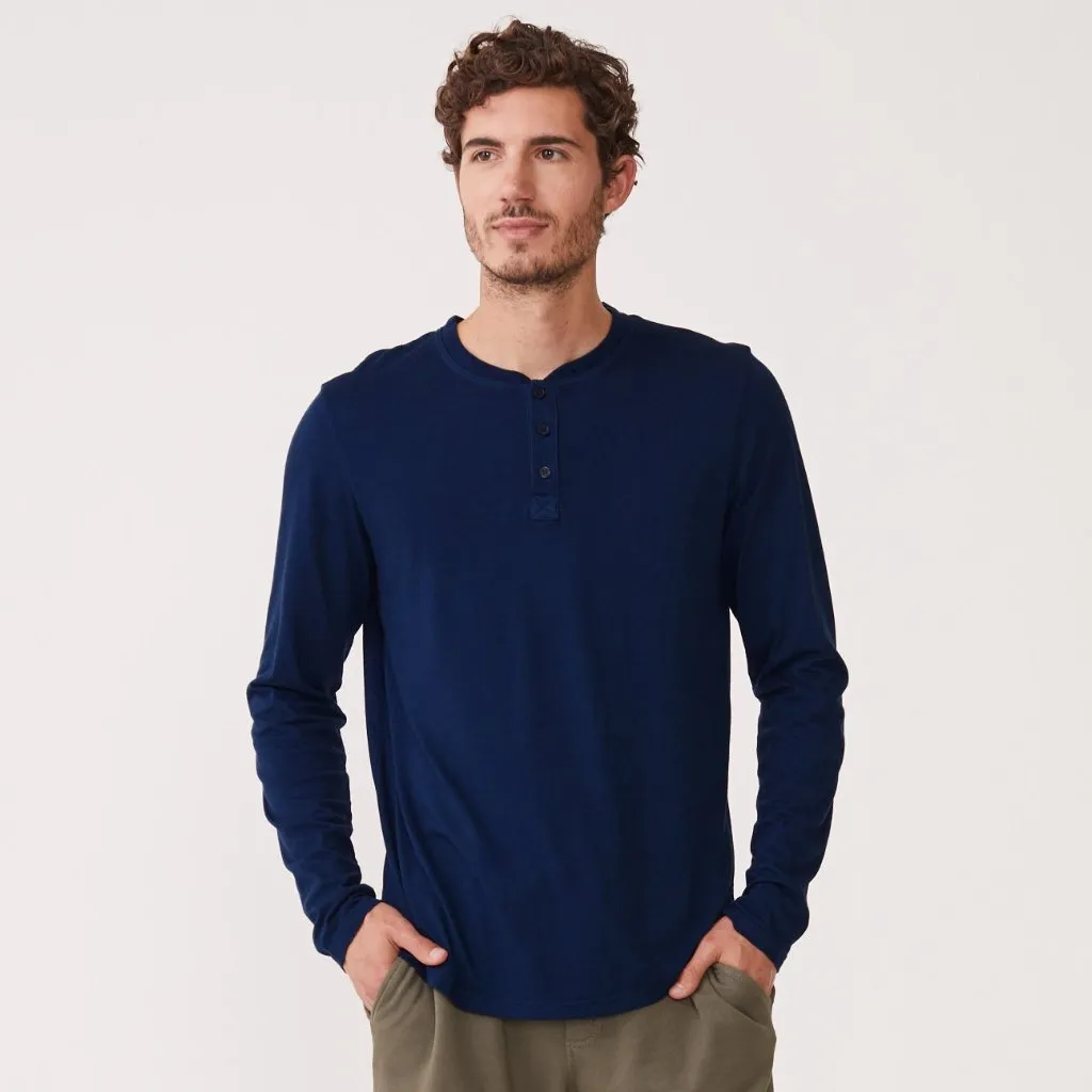 Long Sleeve Henley sold by Monrow