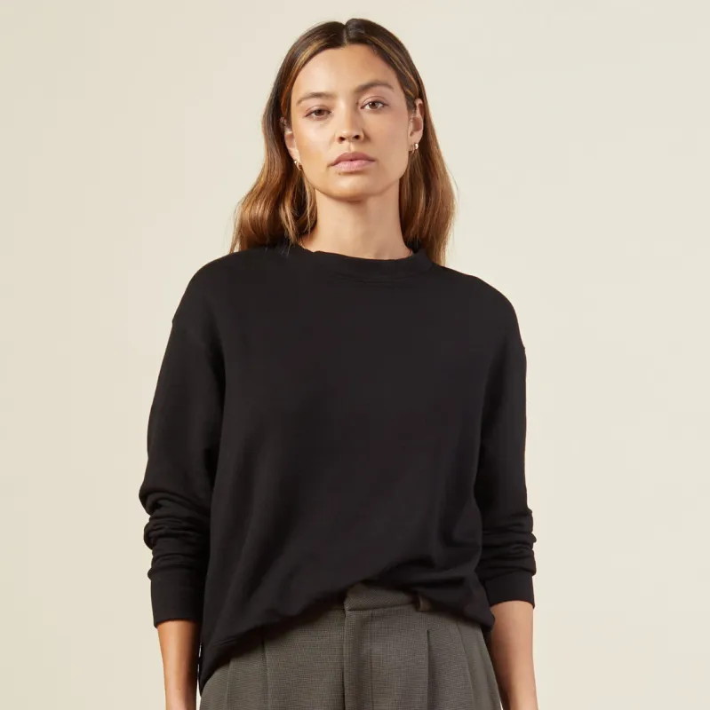 Supersoft Fleece Boyfriend Sweatshirt sold by Monrow