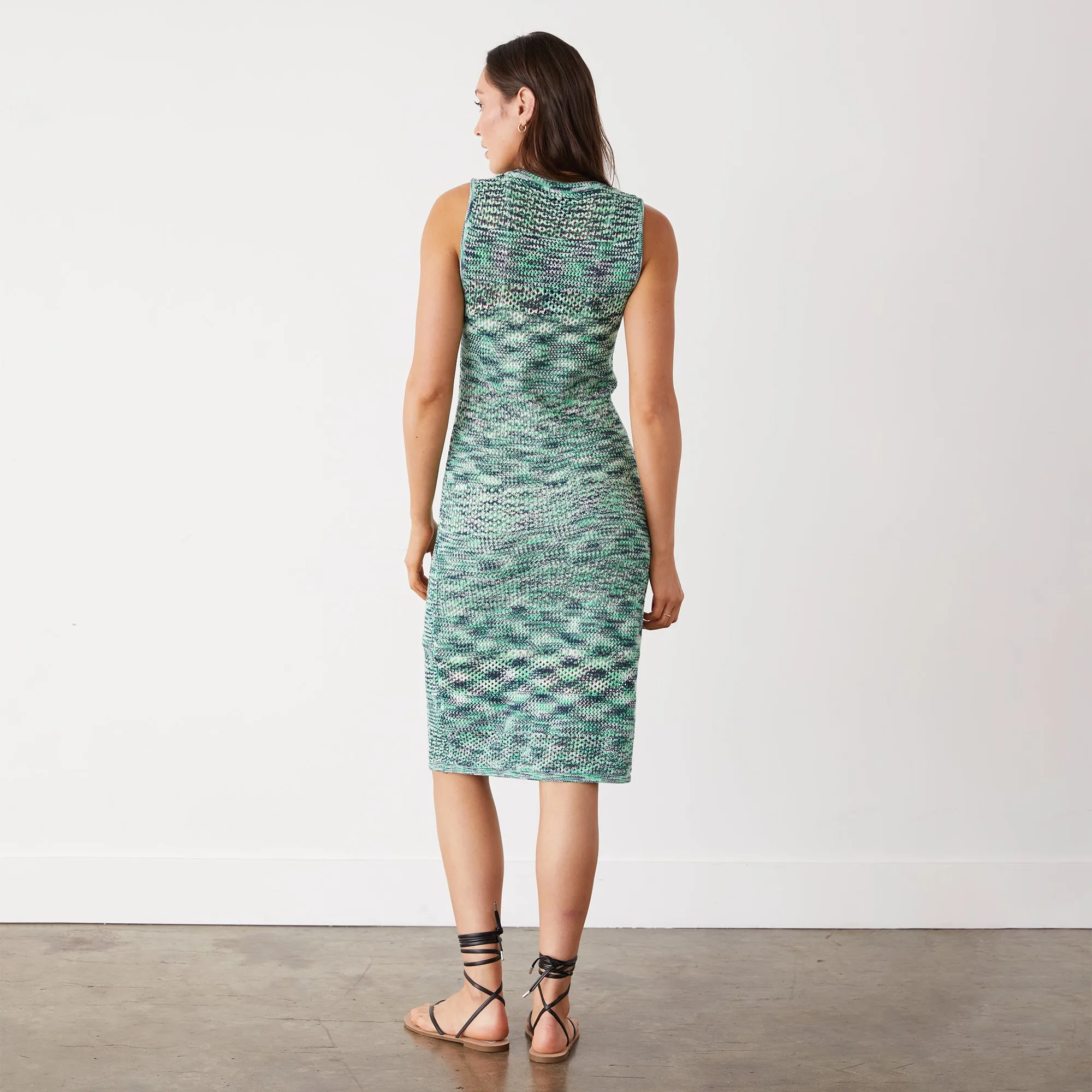 Space-dye Tank Dress sold by Monrow product image thumbnail 4