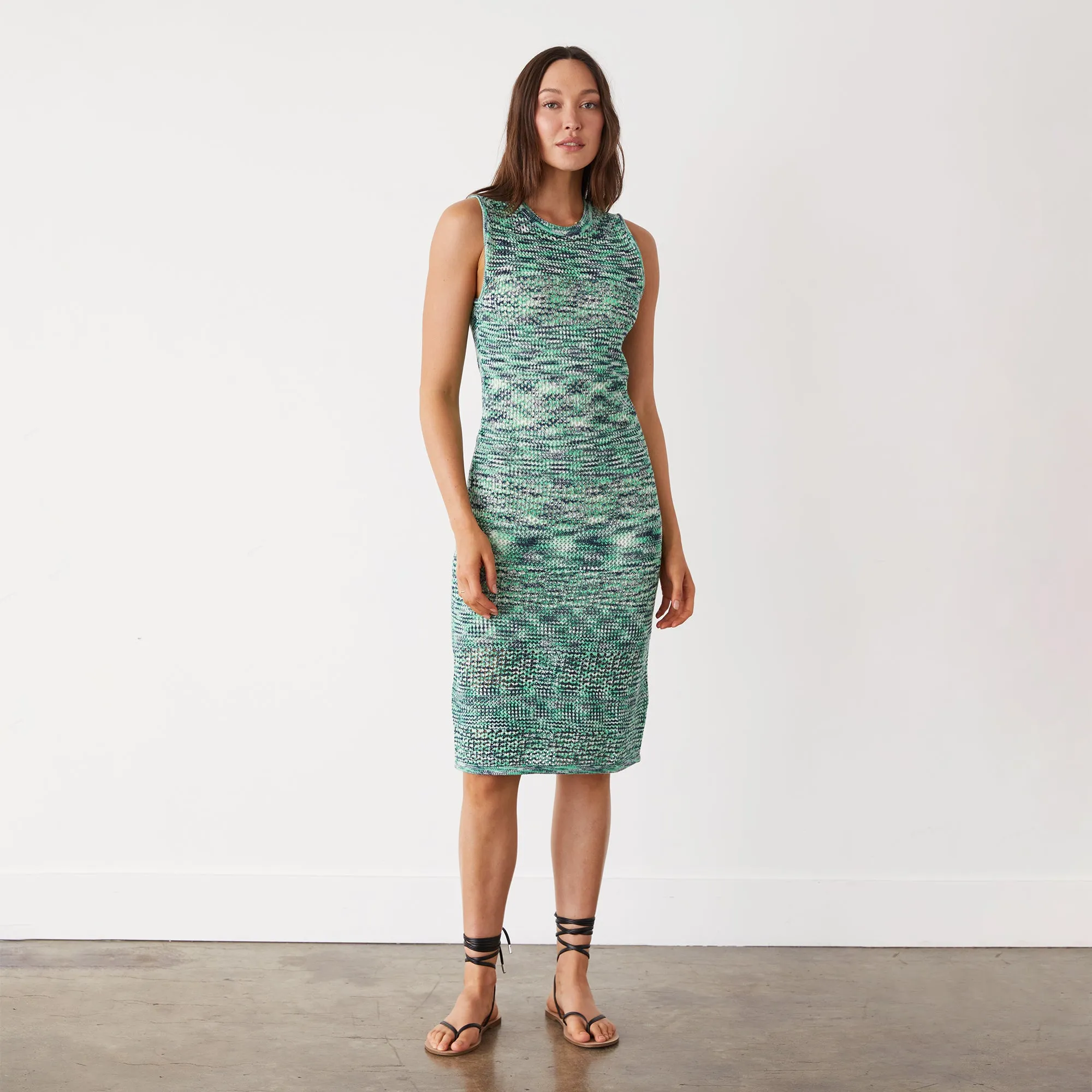 Space-dye Tank Dress sold by Monrow product image thumbnail 2