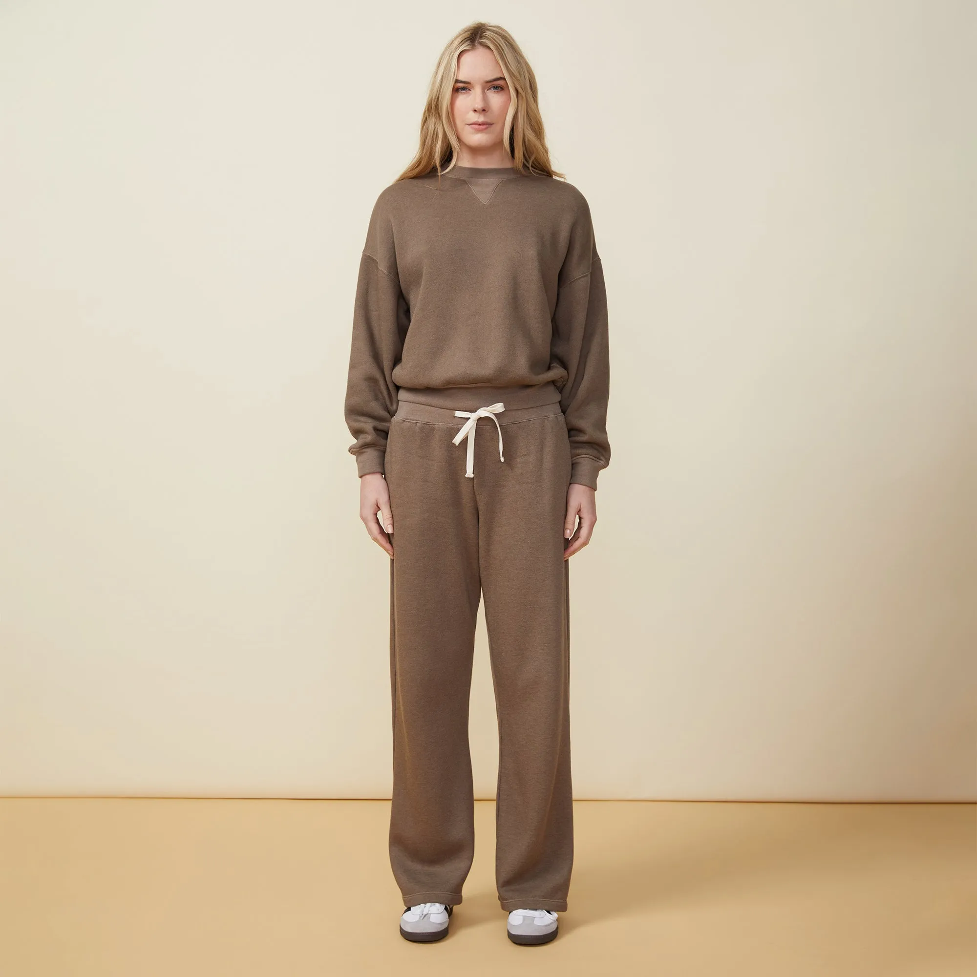 Teddy Fleece Straight Leg Sweat sold by Monrow product image thumbnail 2