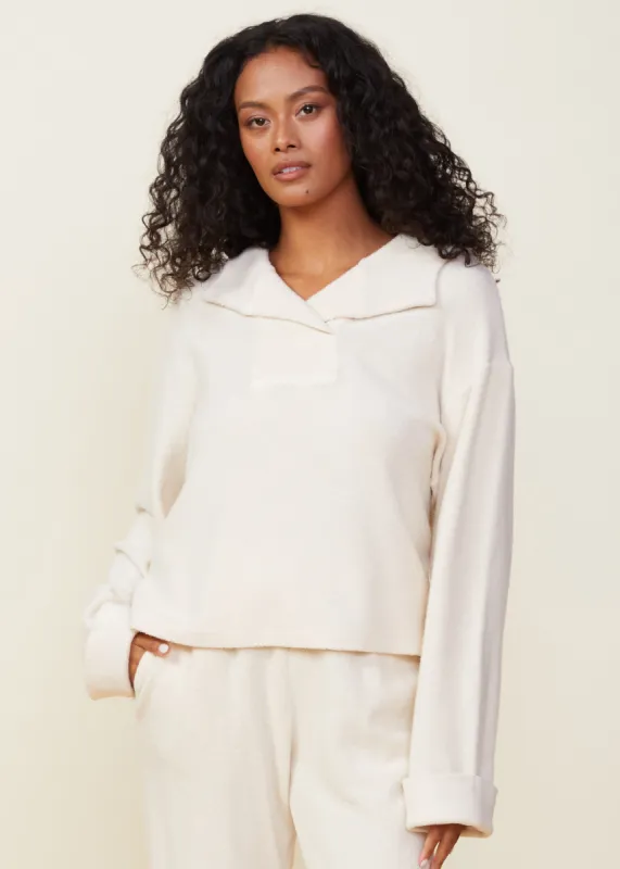 Teddy Fleece Pullover Collar Hoody sold by Monrow