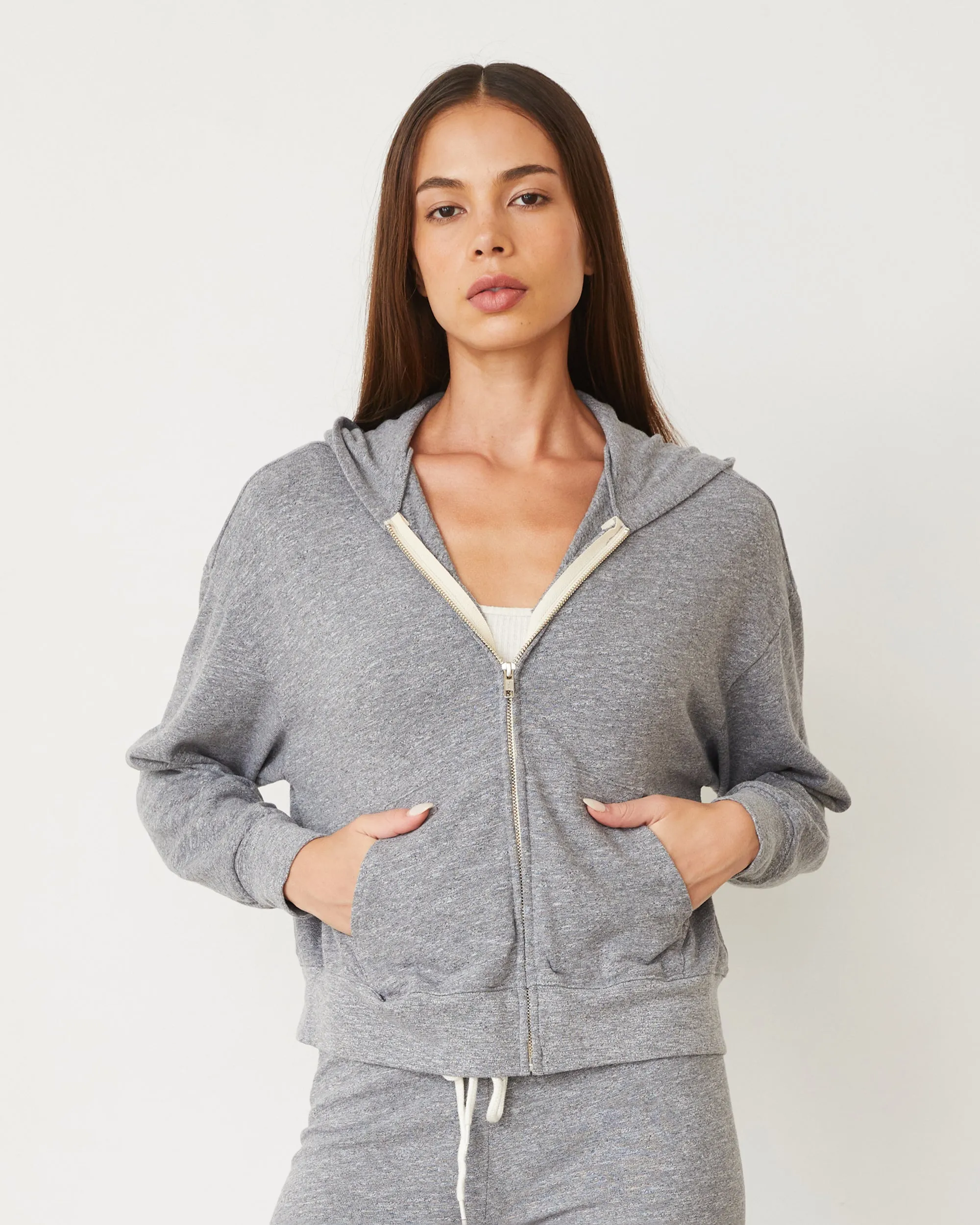 Original Fleece Zip Up Hoody sold by Monrow product image thumbnail 2