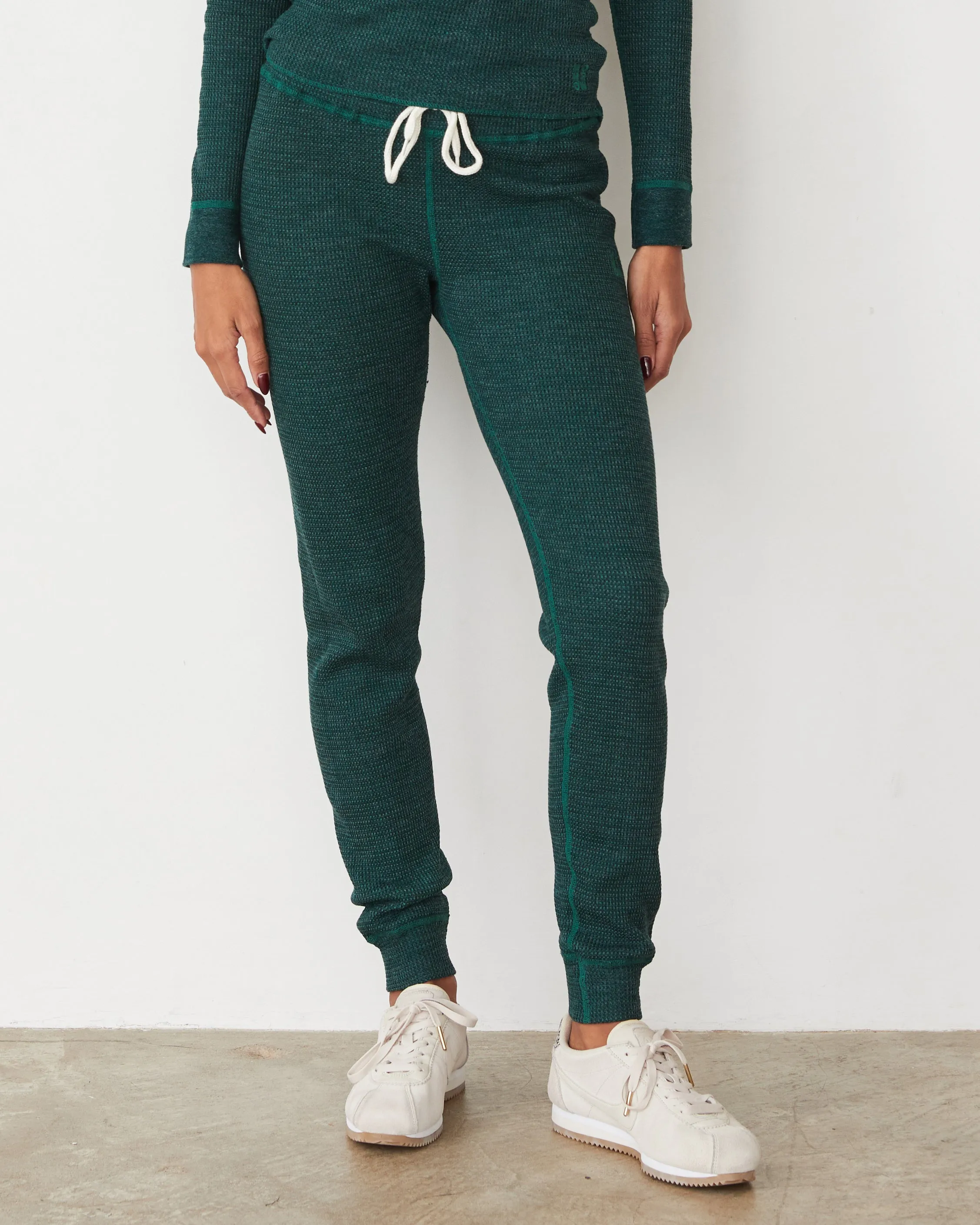 Cozy Heather Thermal Cuff Sweat sold by Monrow