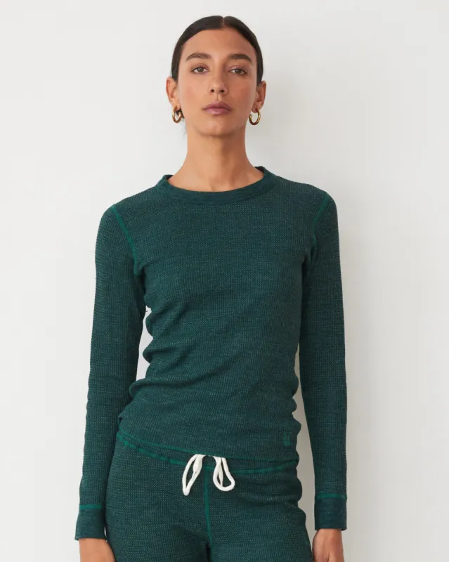 Cozy Heather Thermal Long Sleeve sold by Monrow