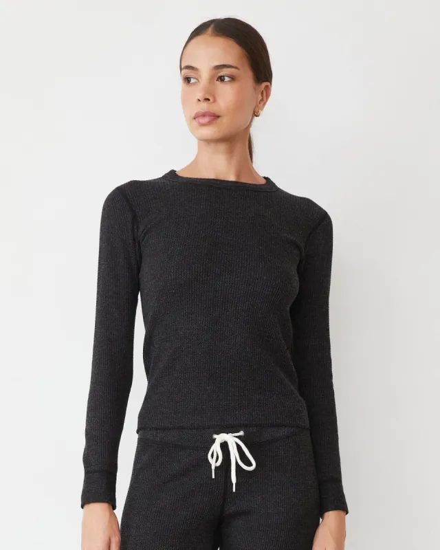 Cozy Heather Thermal Long Sleeve sold by Monrow