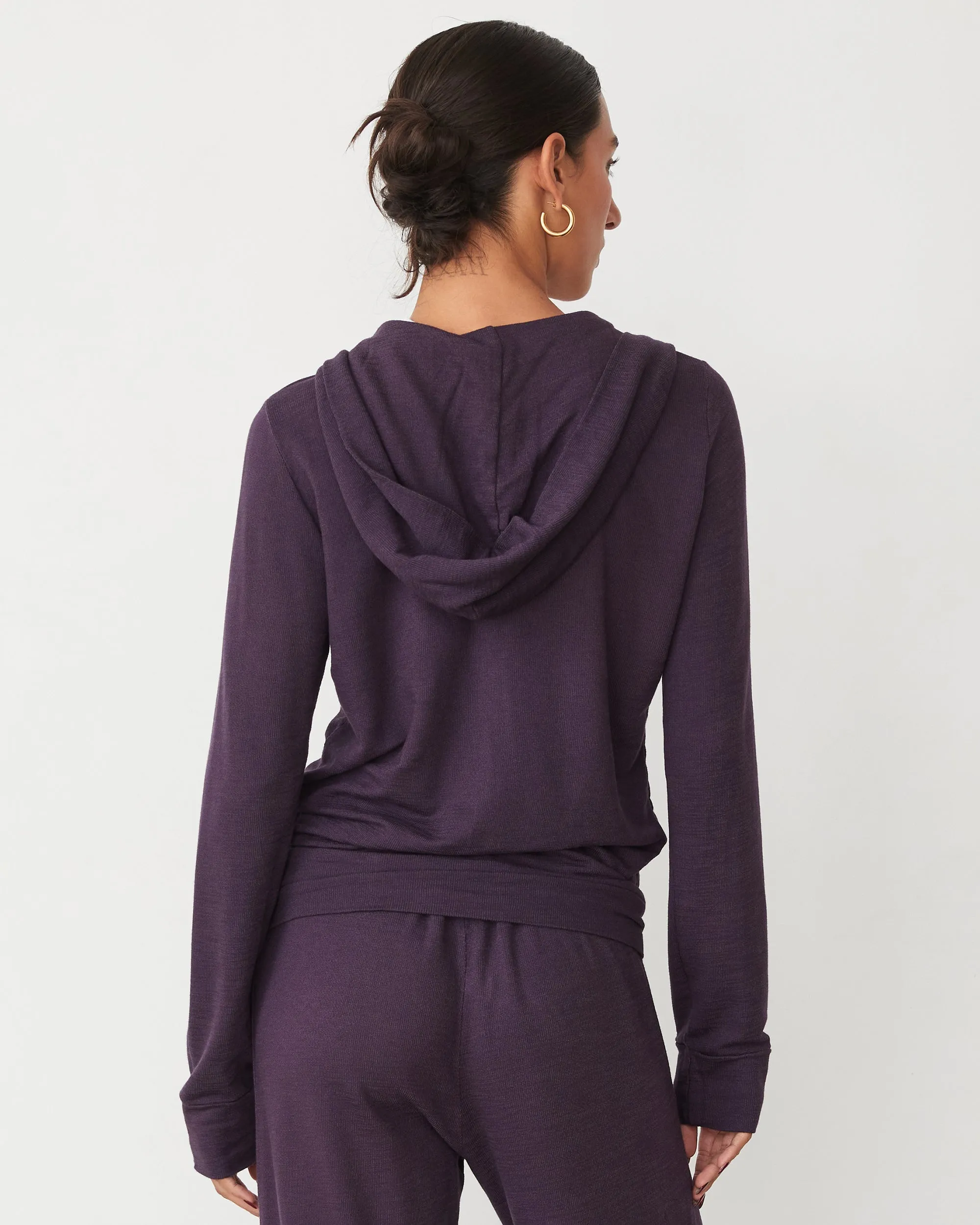 Supersoft Zip Up Hoody sold by Monrow product image thumbnail 4