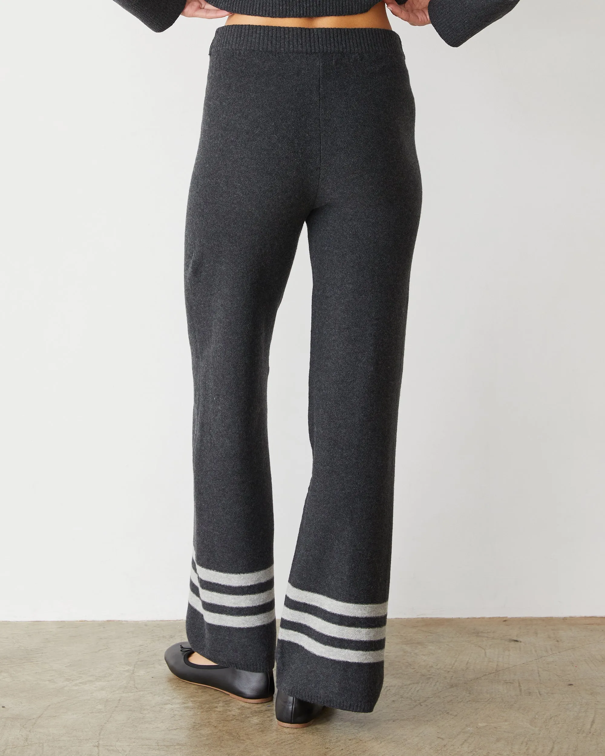 Plush Stripe Straight Leg Sweat sold by Monrow product image thumbnail 4
