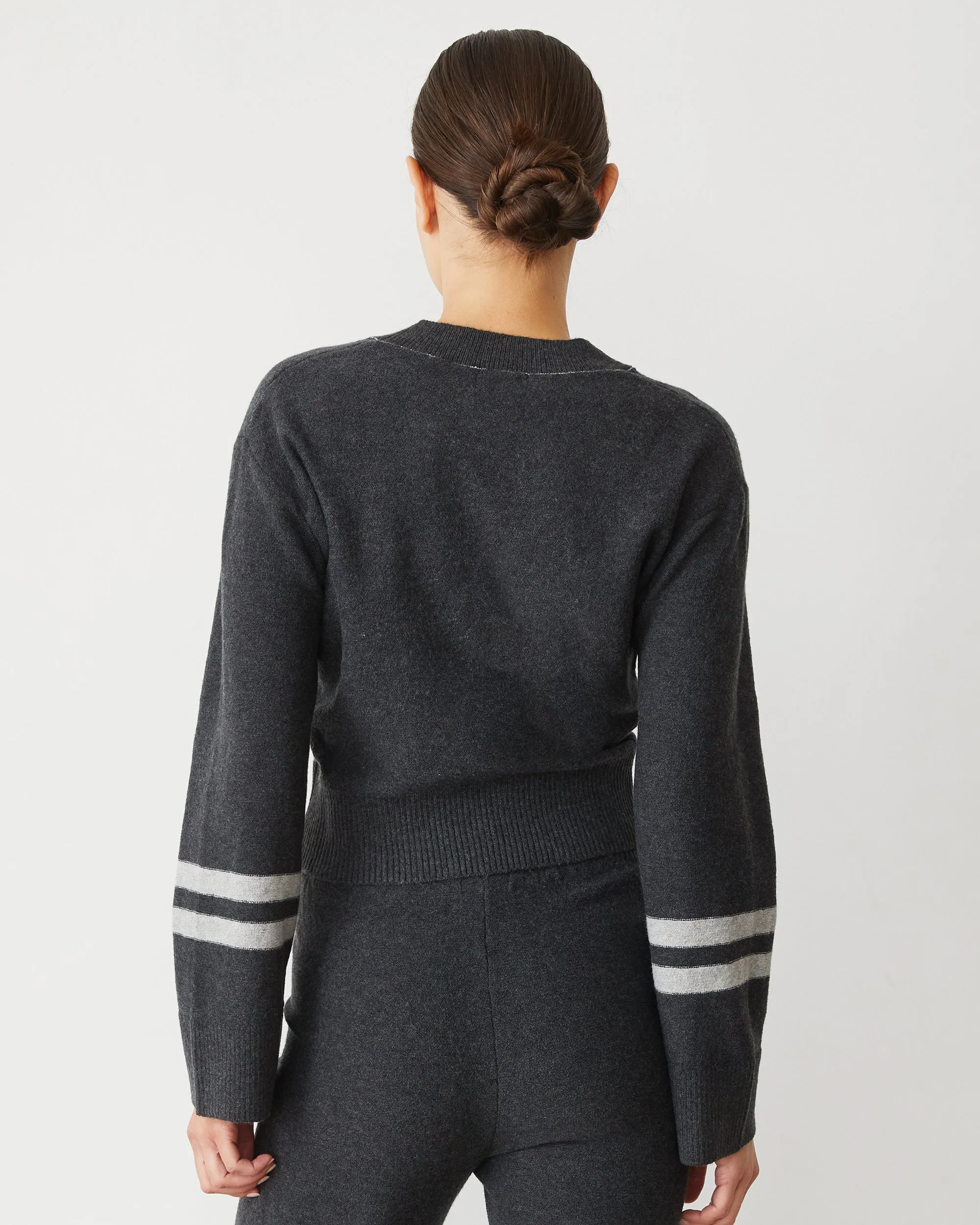 Plush Stripe Sweater sold by Monrow product image thumbnail 3