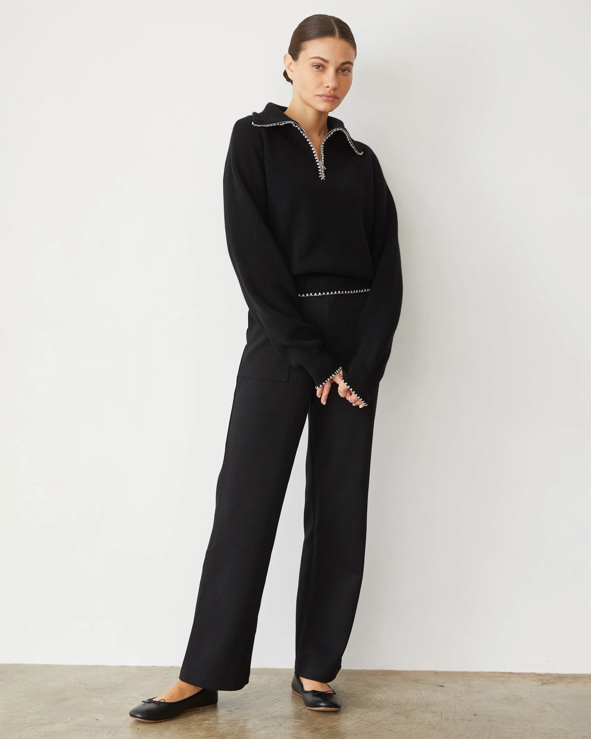 Cotton Knit Patch Pocket Pant sold by Monrow product image thumbnail 2
