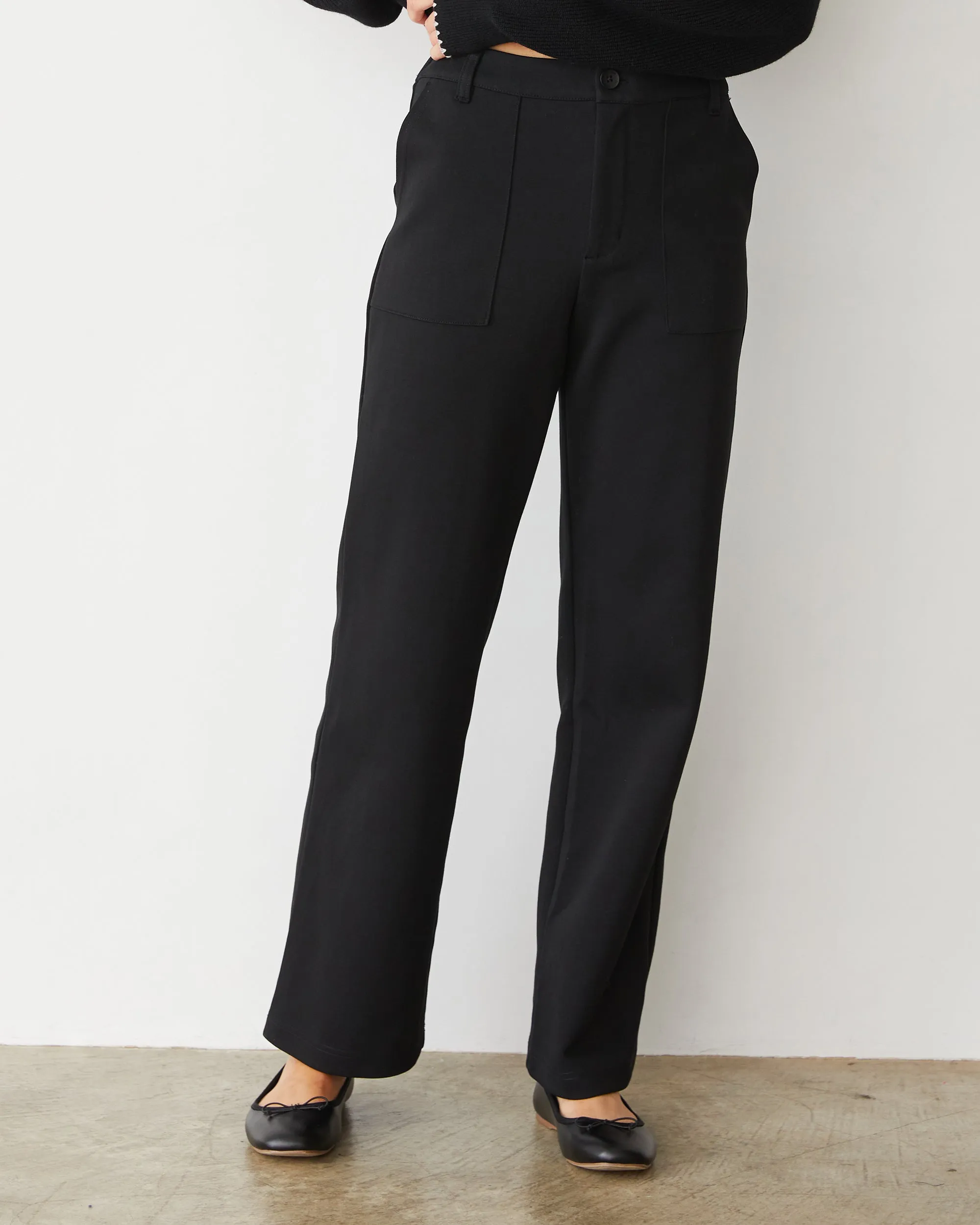 Cotton Knit Patch Pocket Pant sold by Monrow product image thumbnail 3
