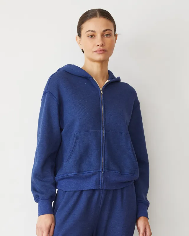 Teddy Fleece Relaxed Zip Up Hoody sold by Monrow