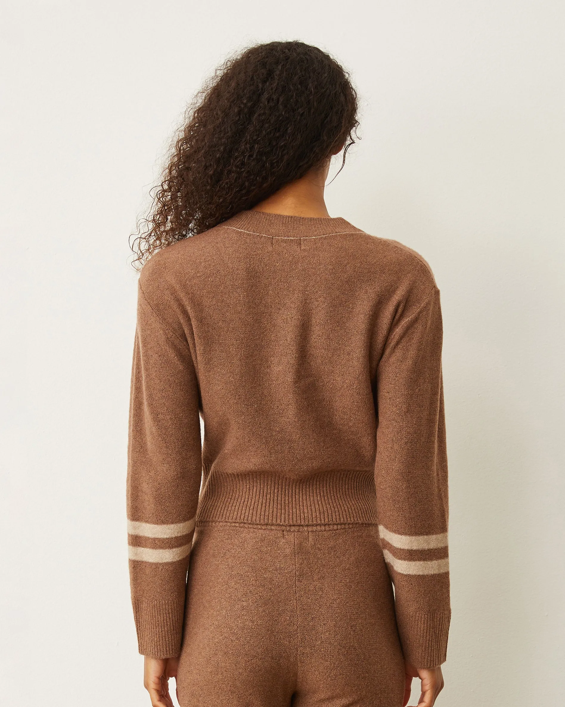 Plush Stripe Sweater sold by Monrow product image thumbnail 5