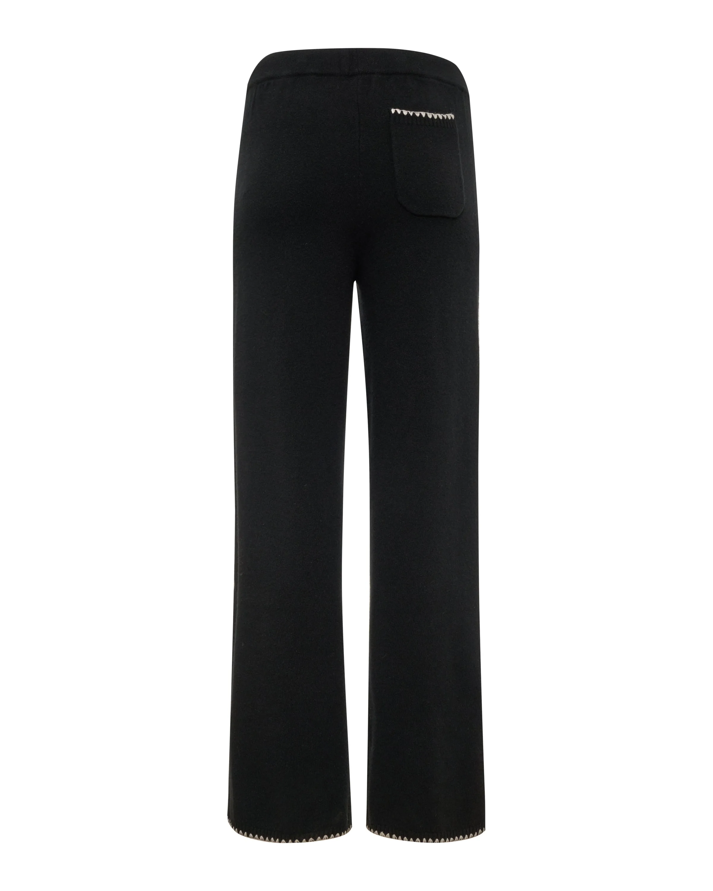 Wool Cashmere Wide Leg Blanket Stitch Sweat sold by Monrow product image thumbnail 2