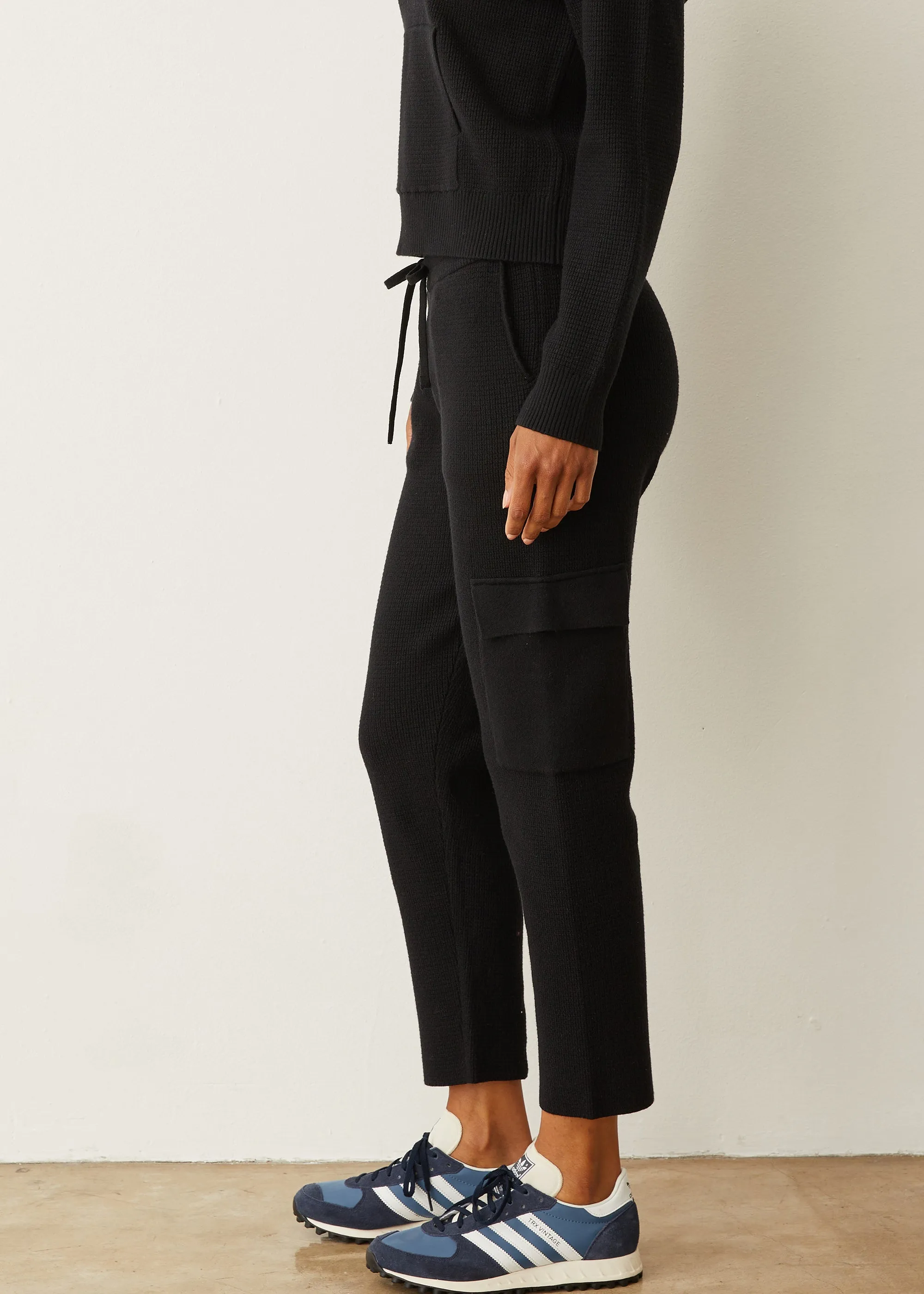 Soft Knit Waffle Cargo Jogger sold by Monrow product image thumbnail 3