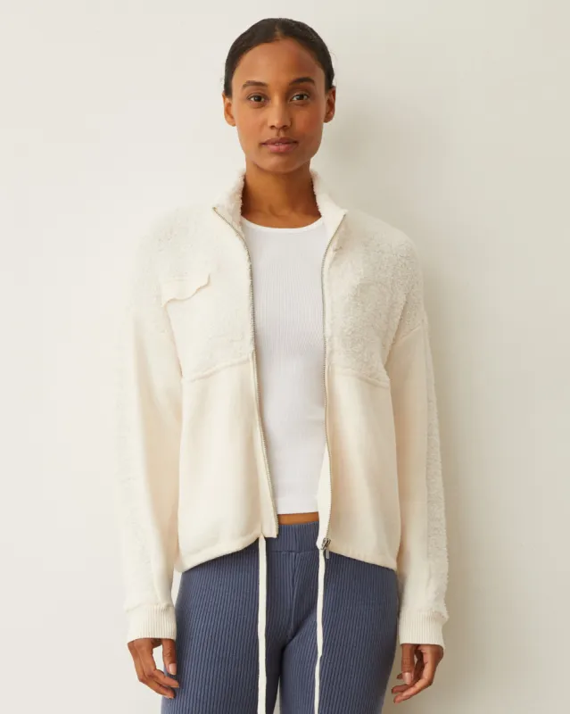 Sherpa Soft Knit Jacket sold by Monrow