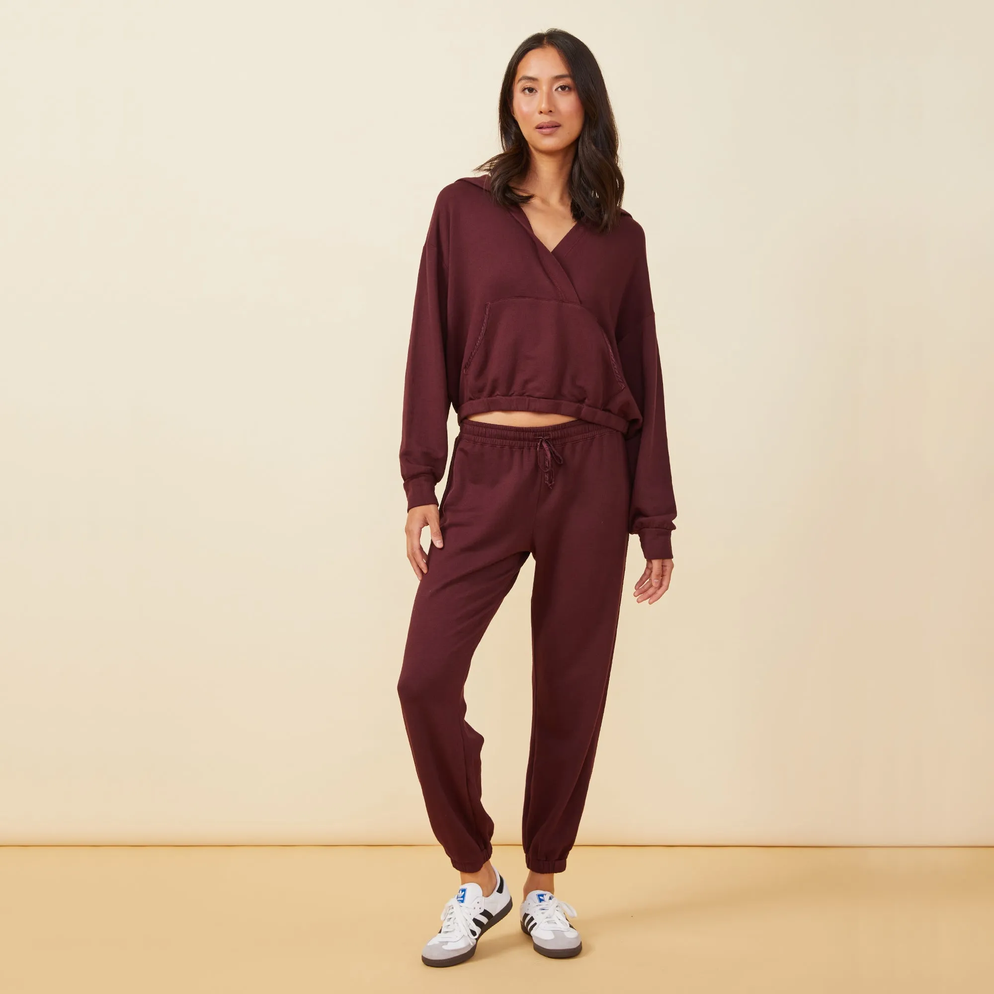 Supersoft Fleece Elastic Vintage Sweat with Silky Piping sold by Monrow product image thumbnail 4