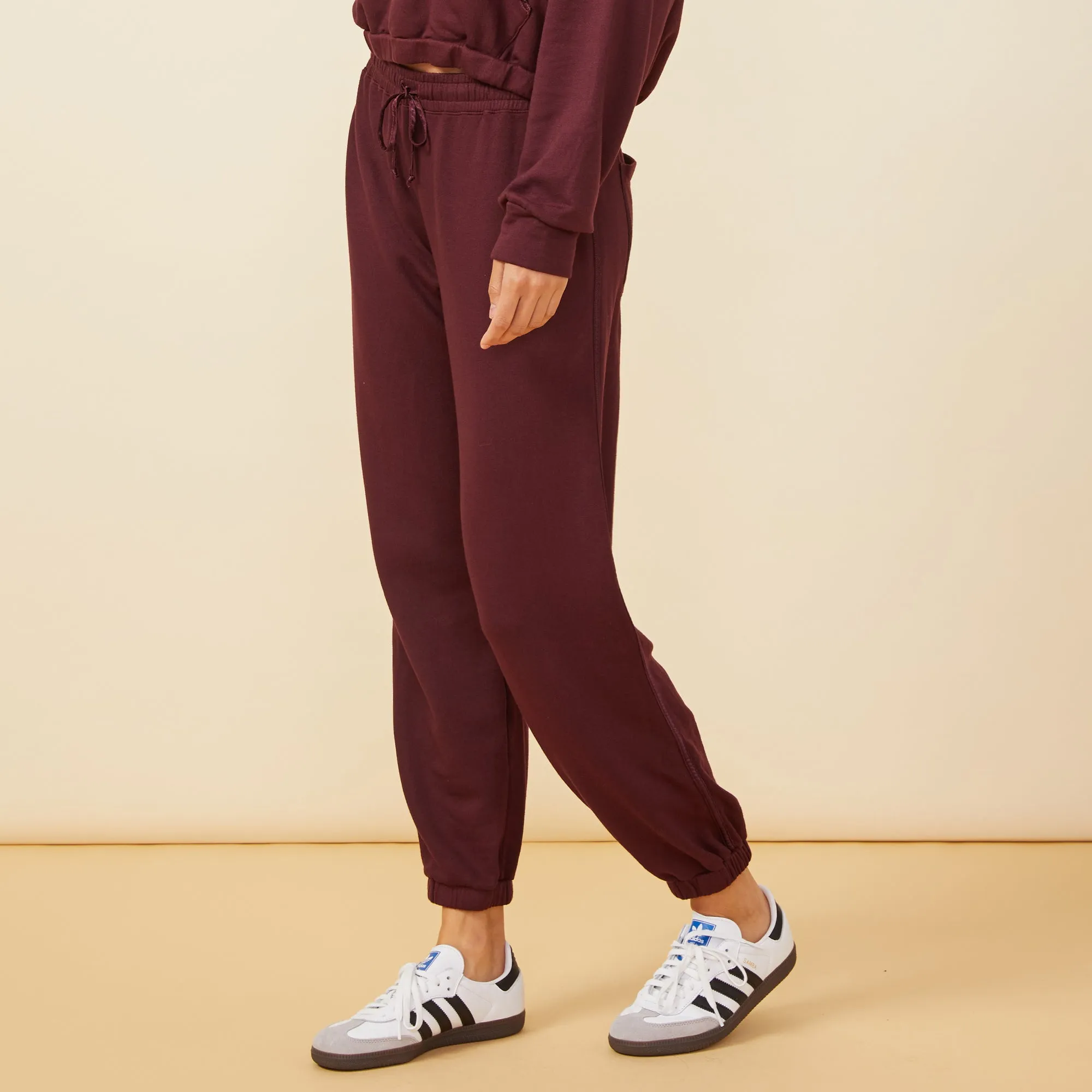 Supersoft Fleece Elastic Vintage Sweat with Silky Piping sold by Monrow product image thumbnail 3