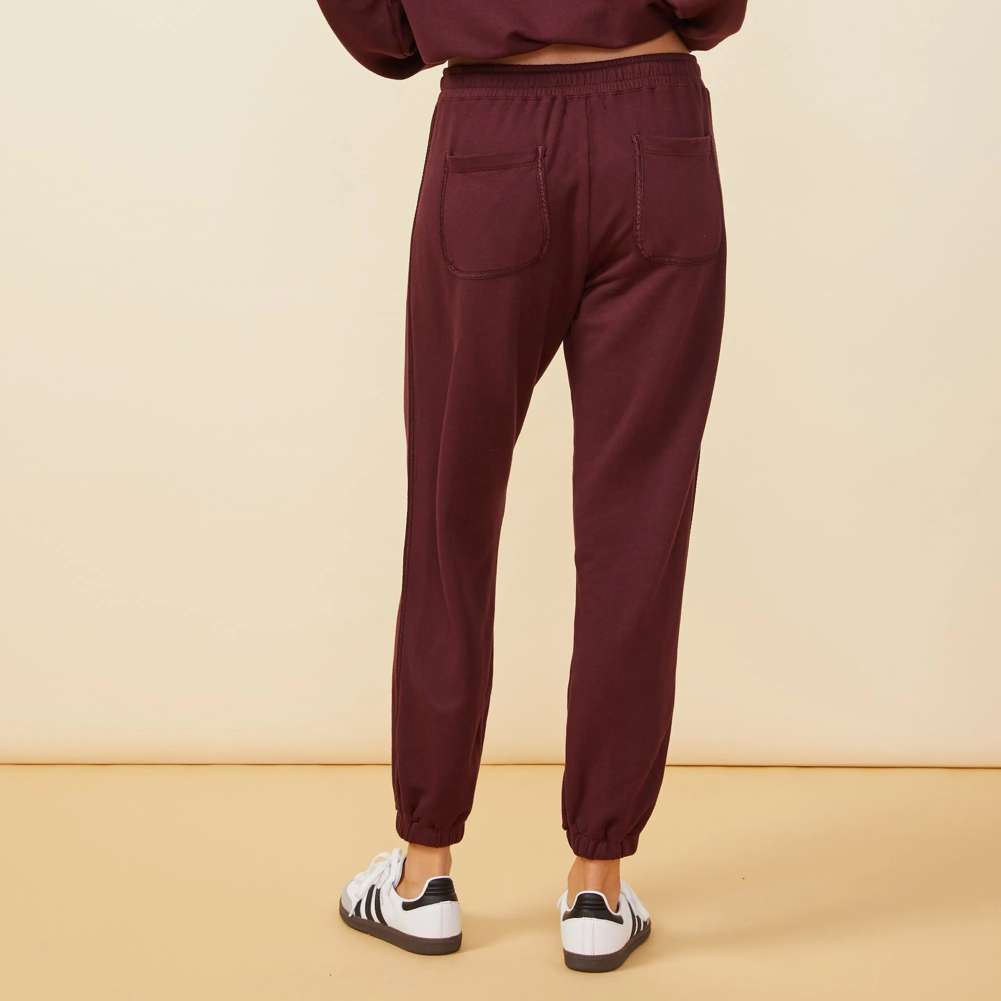 Supersoft Fleece Elastic Vintage Sweat with Silky Piping sold by Monrow product image thumbnail 5