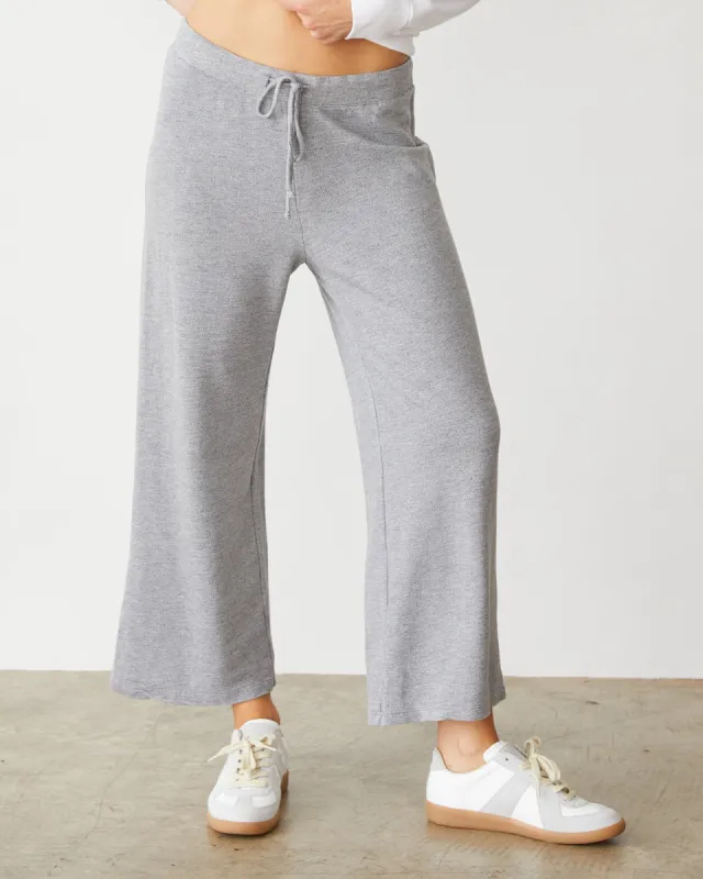 Supersoft French Terry Crop Lounge Pant sold by Monrow
