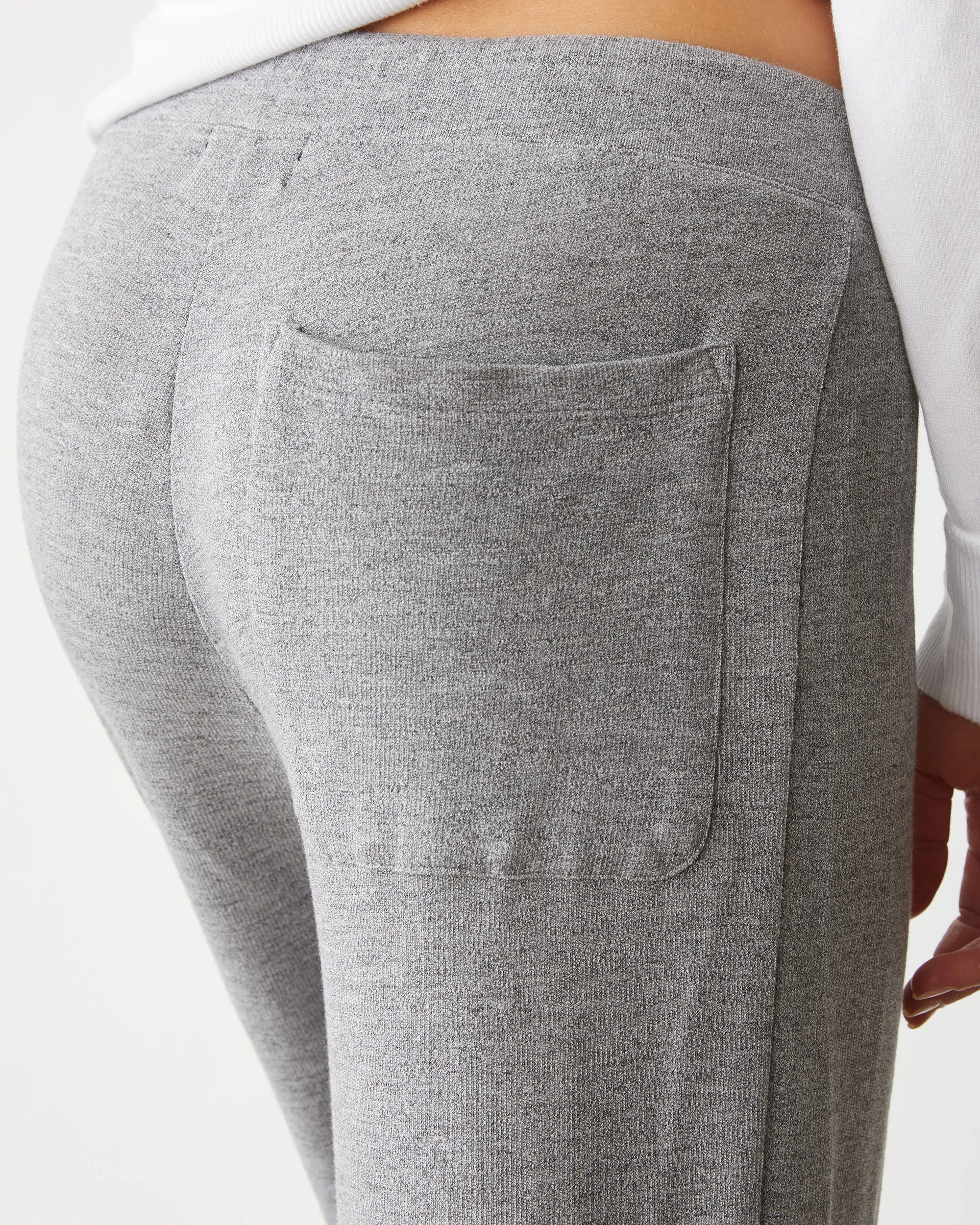 Supersoft French Terry Crop Lounge Pant sold by Monrow product image thumbnail 4