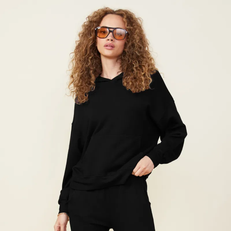 Softfleece Slouchy Pullover sold by Monrow