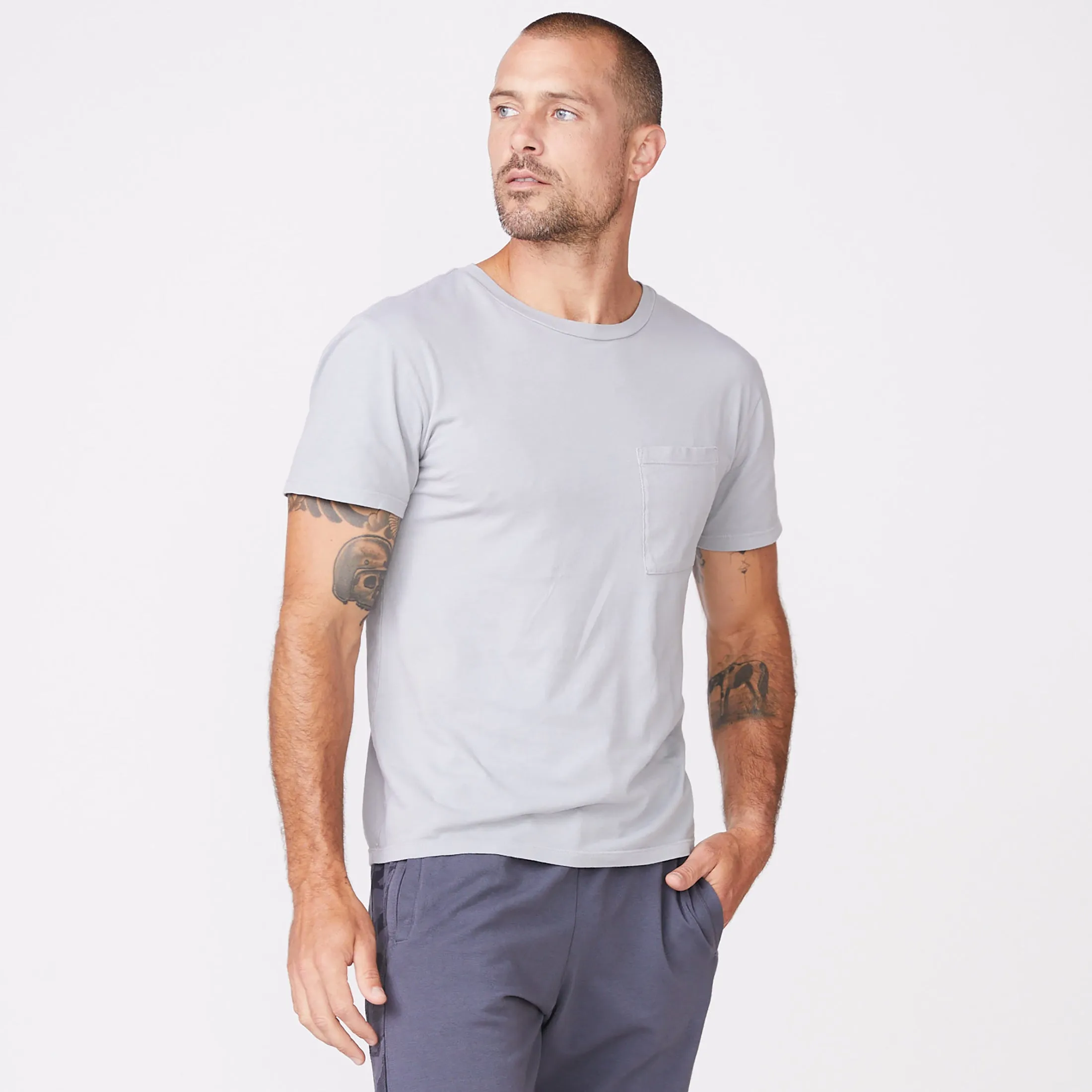 Relaxed Pocket Crew sold by Monrow