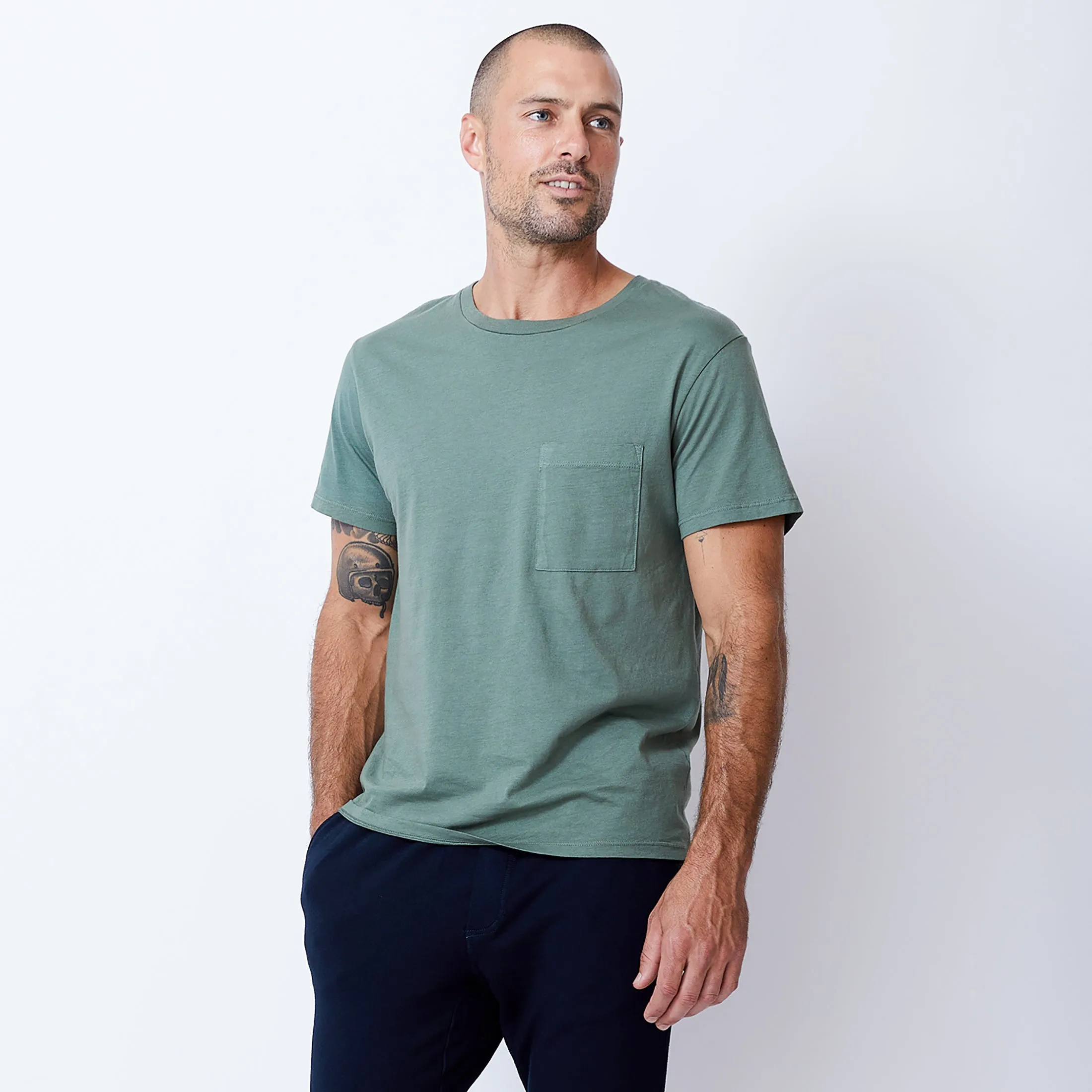 Relaxed Pocket Crew sold by Monrow