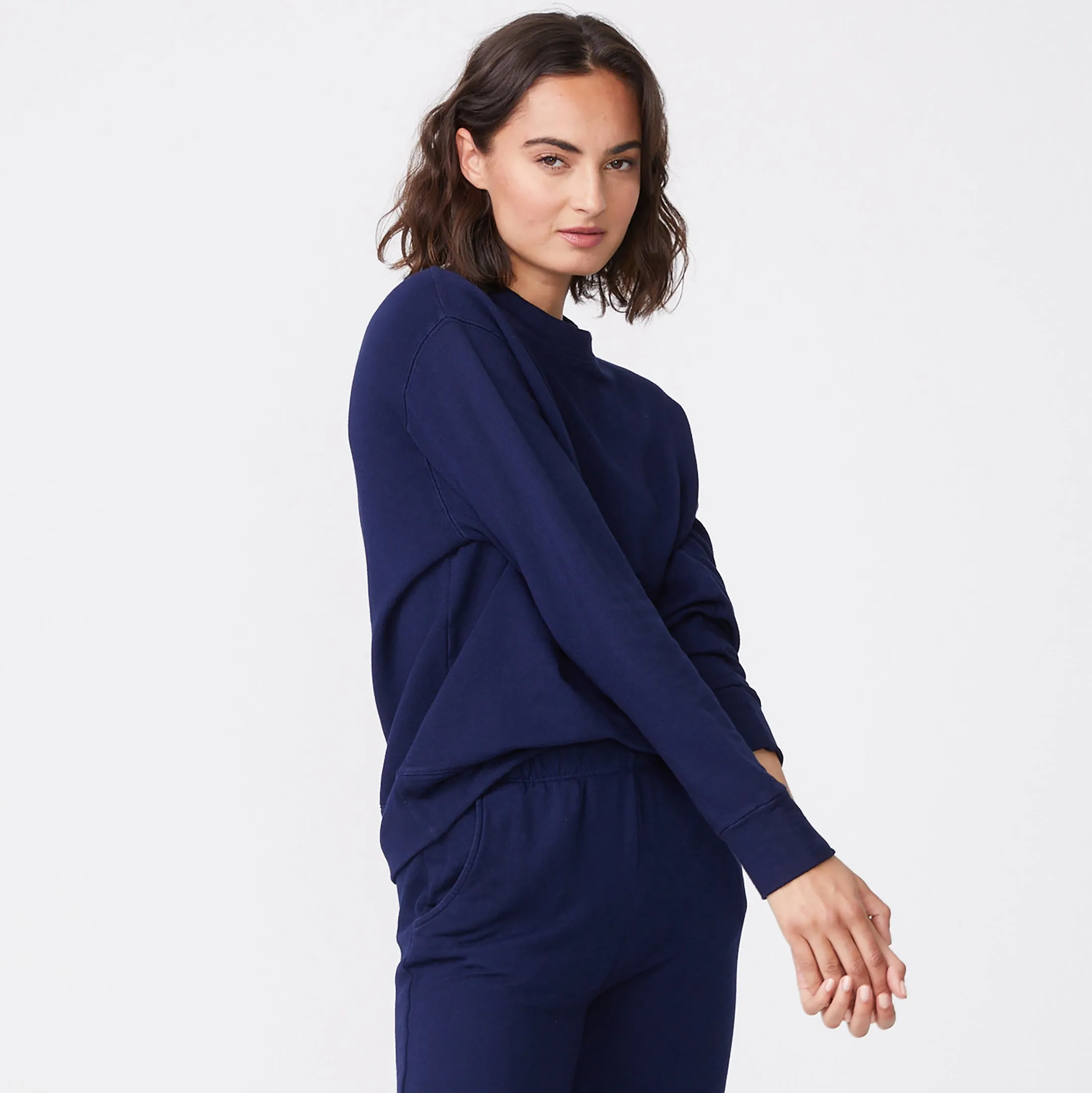 Supersoft Fleece Boyfriend Sweatshirt sold by Monrow product image thumbnail 4