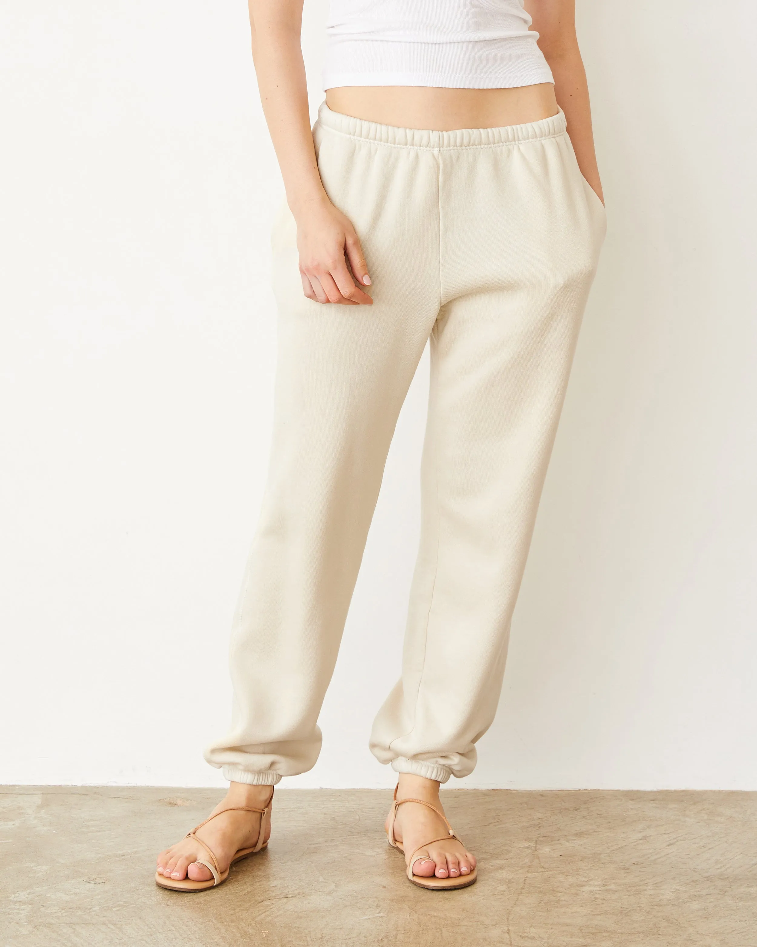 Teddy Fleece Relaxed Sweatpant sold by Monrow product image thumbnail 2