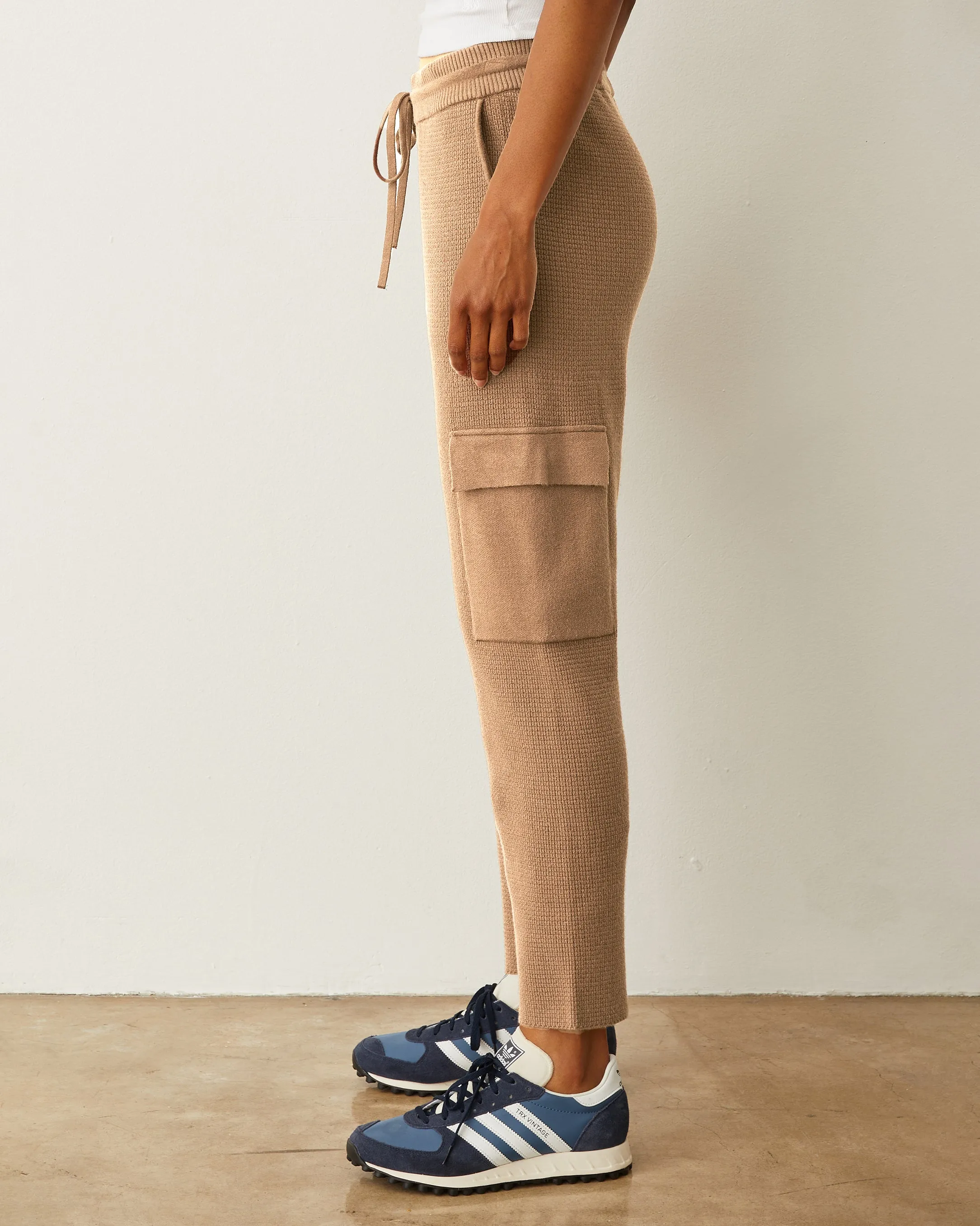 Soft Knit Waffle Cargo Jogger sold by Monrow product image thumbnail 3