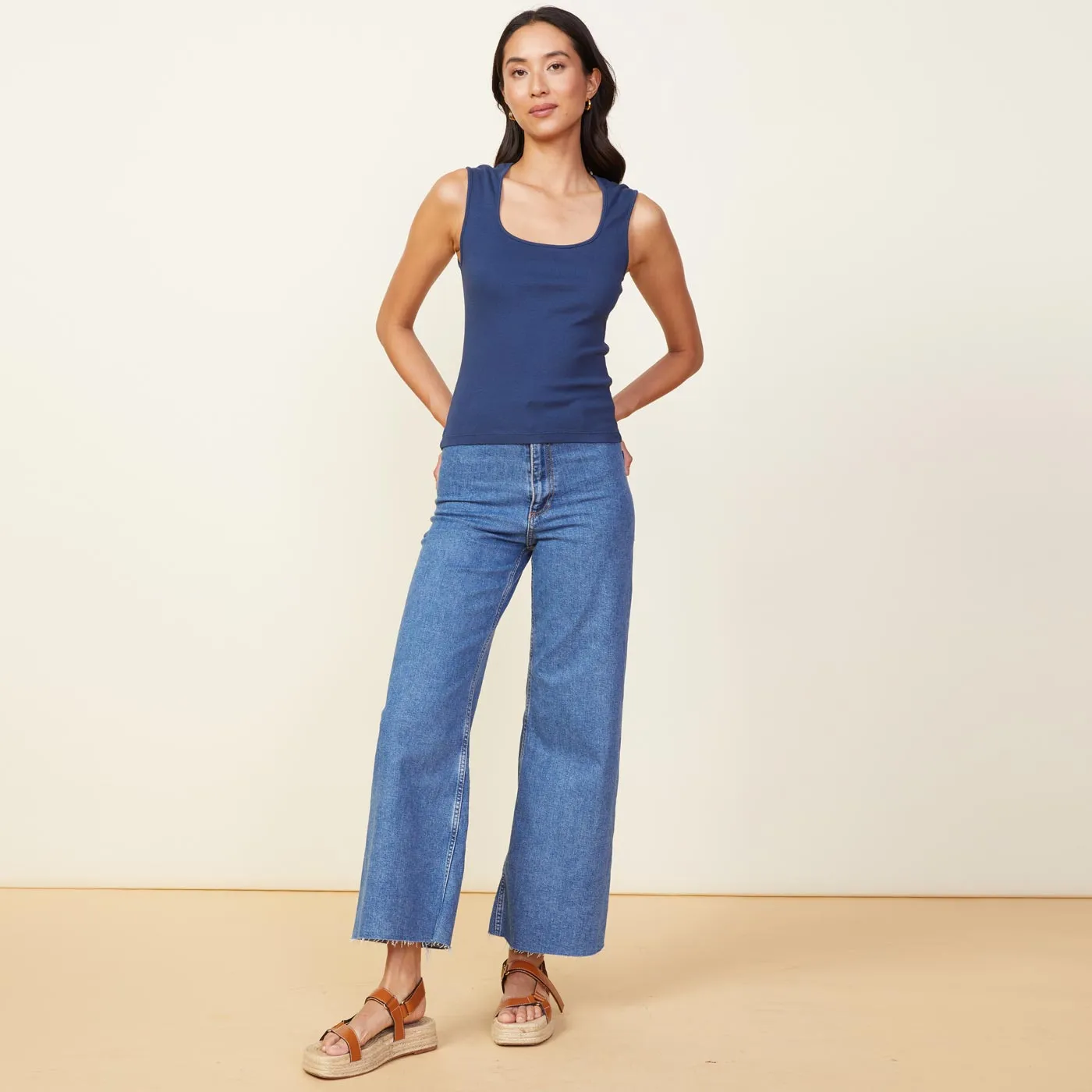 90's Rib Tank sold by Monrow product image thumbnail 2