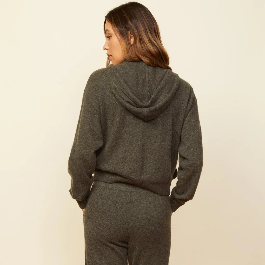 Cashmere Zip Up Hoody sold by Monrow product image thumbnail 4