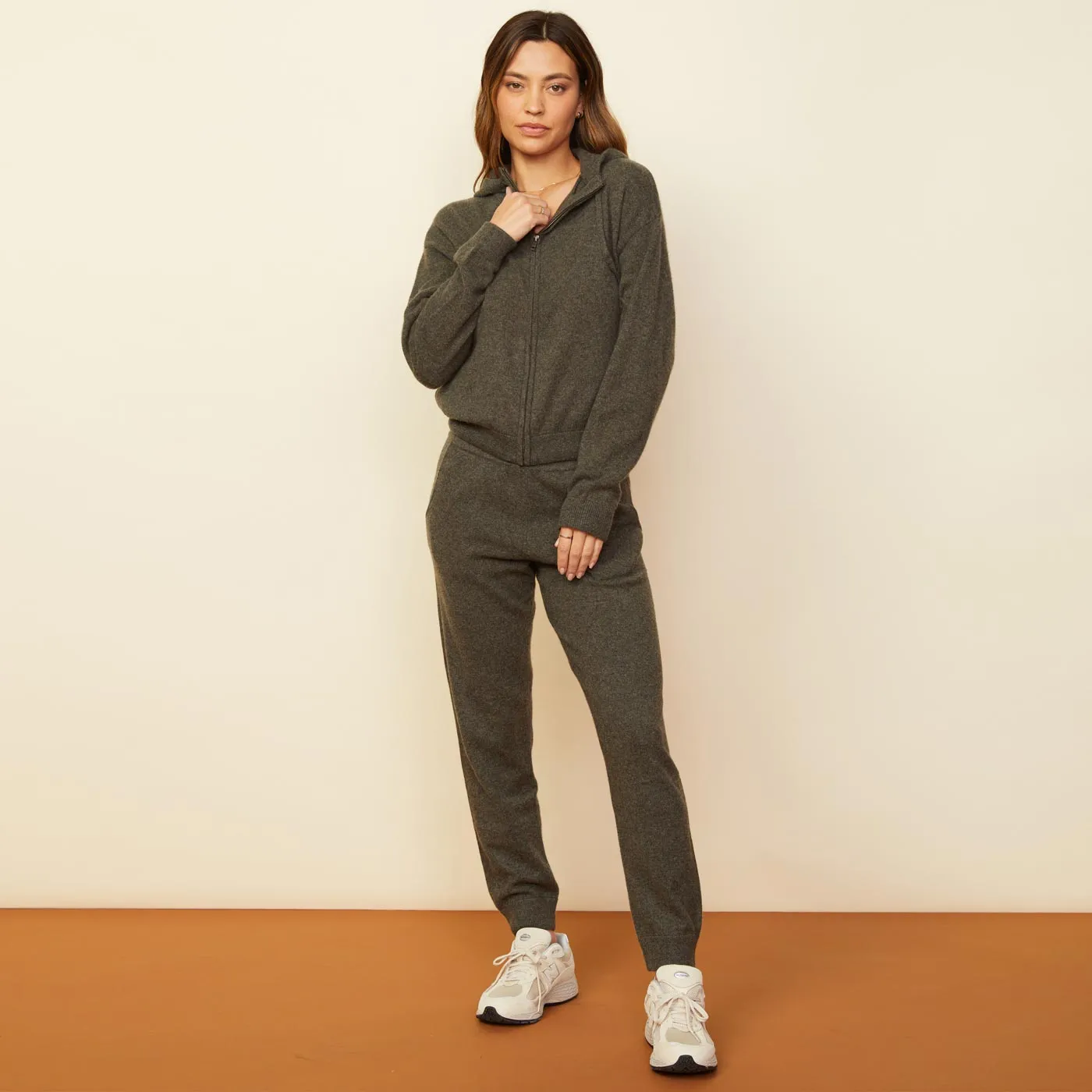 Cashmere Zip Up Hoody sold by Monrow product image thumbnail 2