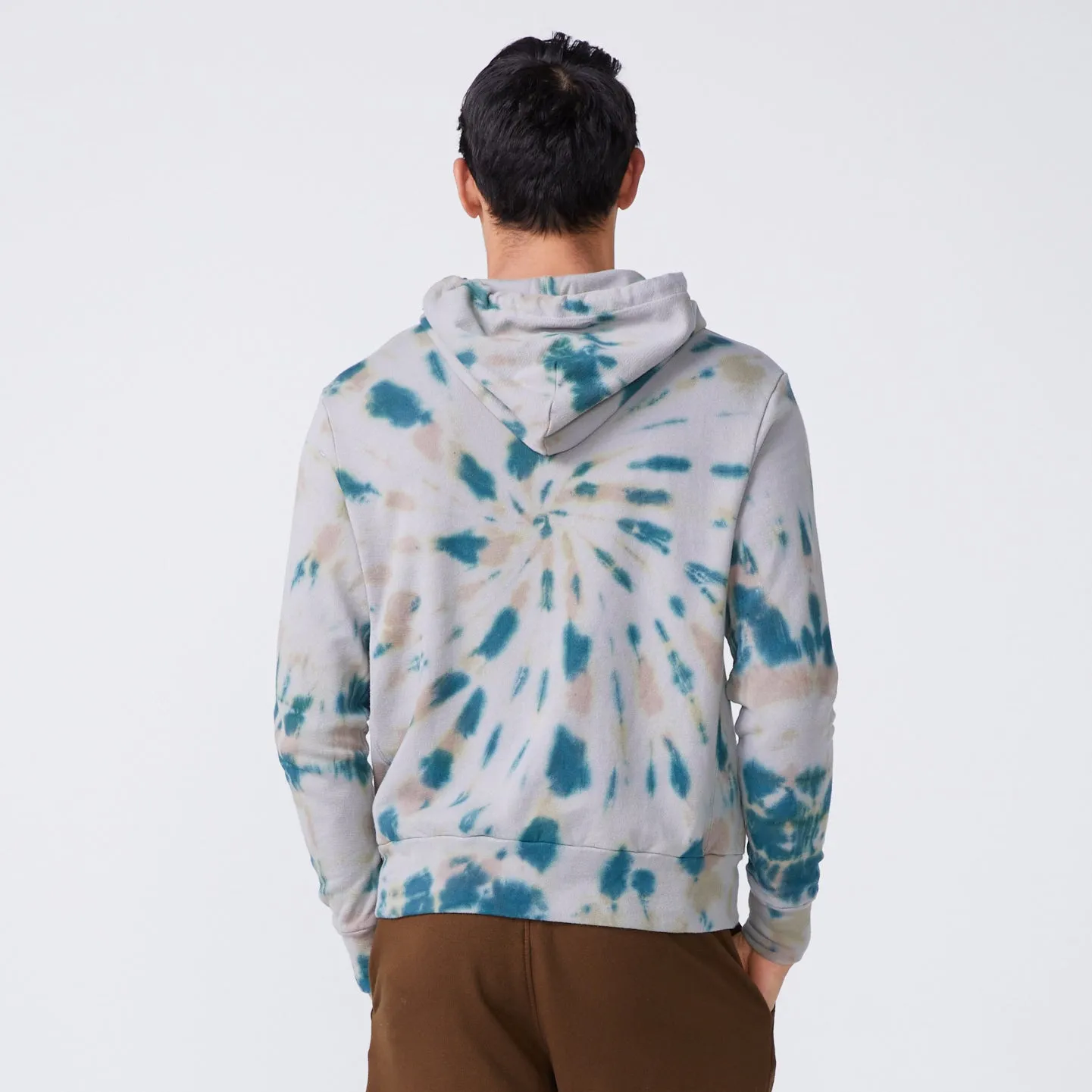 Kaleidoscope Tie Dye Slouchy Pullover Hoody sold by Monrow product image thumbnail 4