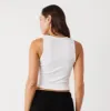 Supimaluxe Rib Crop High Neck Tank sold by Monrow
