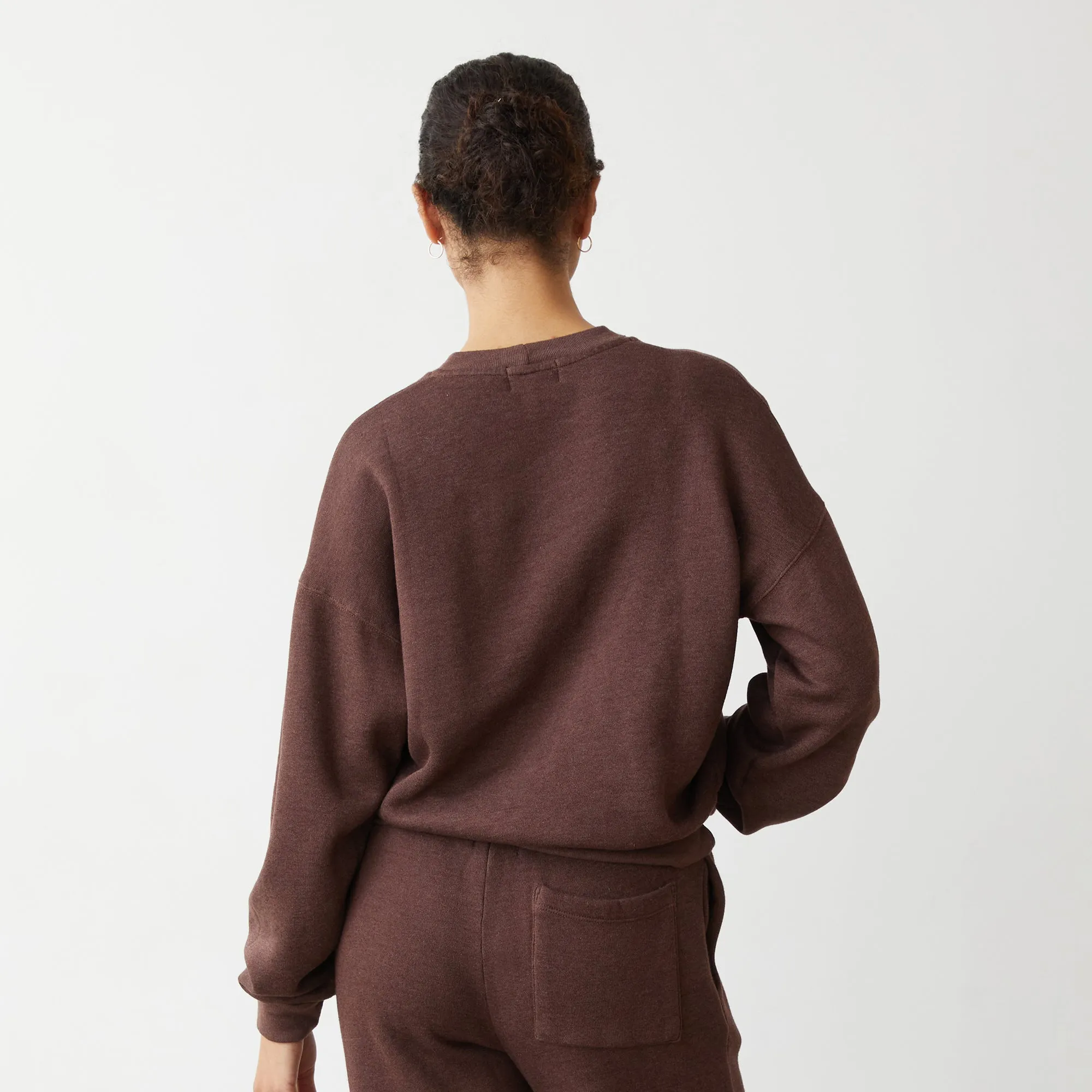 Teddy Fleece Crew Neck Sweatshirt sold by Monrow product image thumbnail 4