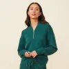 Soft Knit Half Zip Sweater sold by Monrow