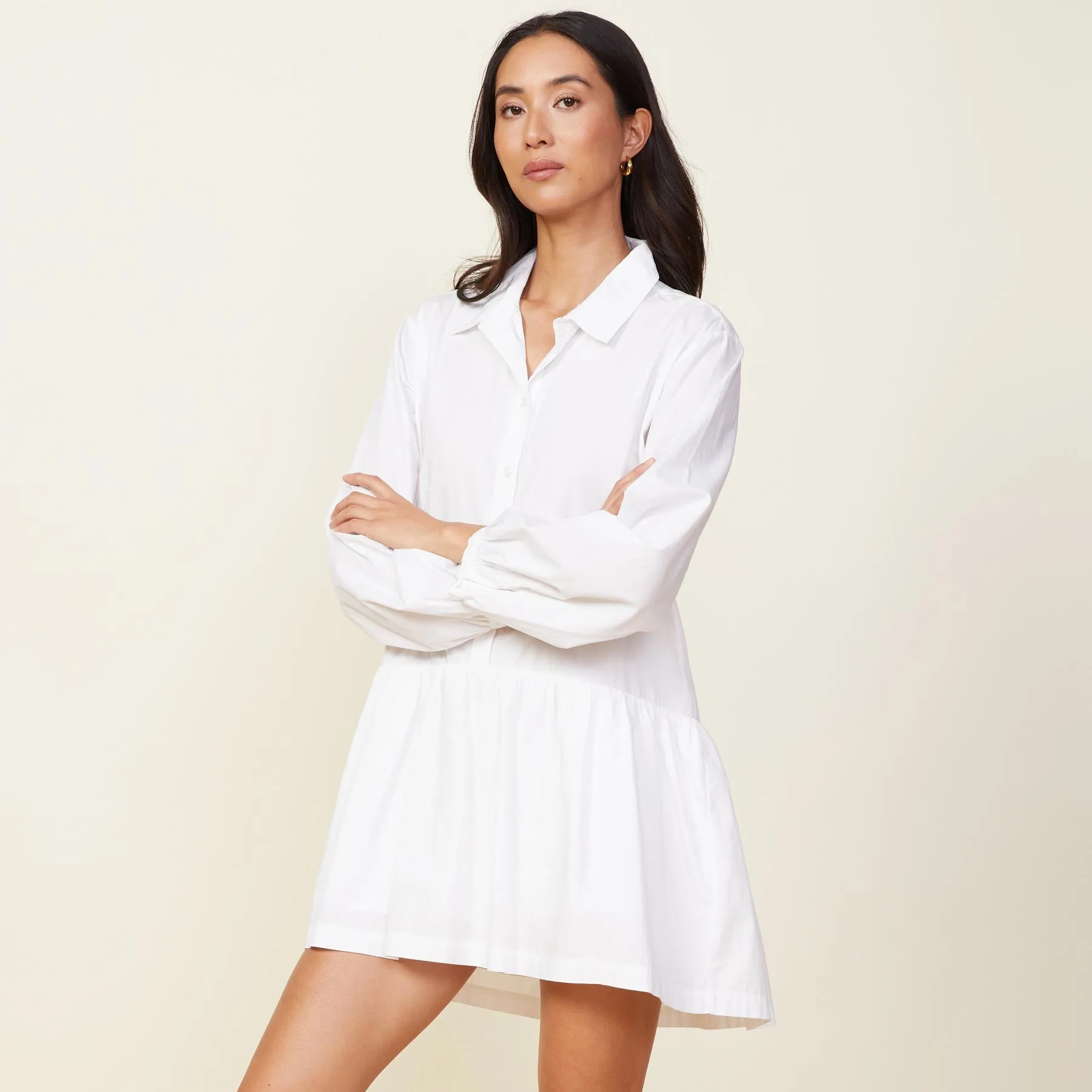 Poplin Easy Shirt Dress sold by Monrow product image thumbnail 4